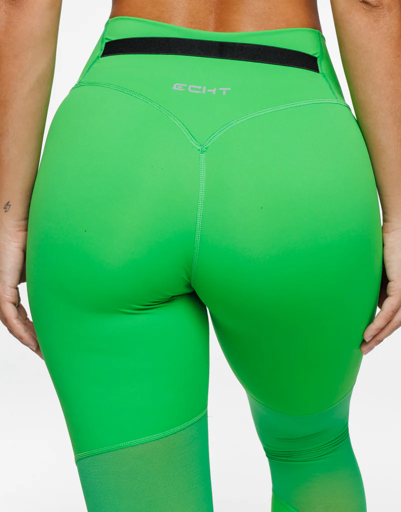 Crossover Leggings - Green - Image 3