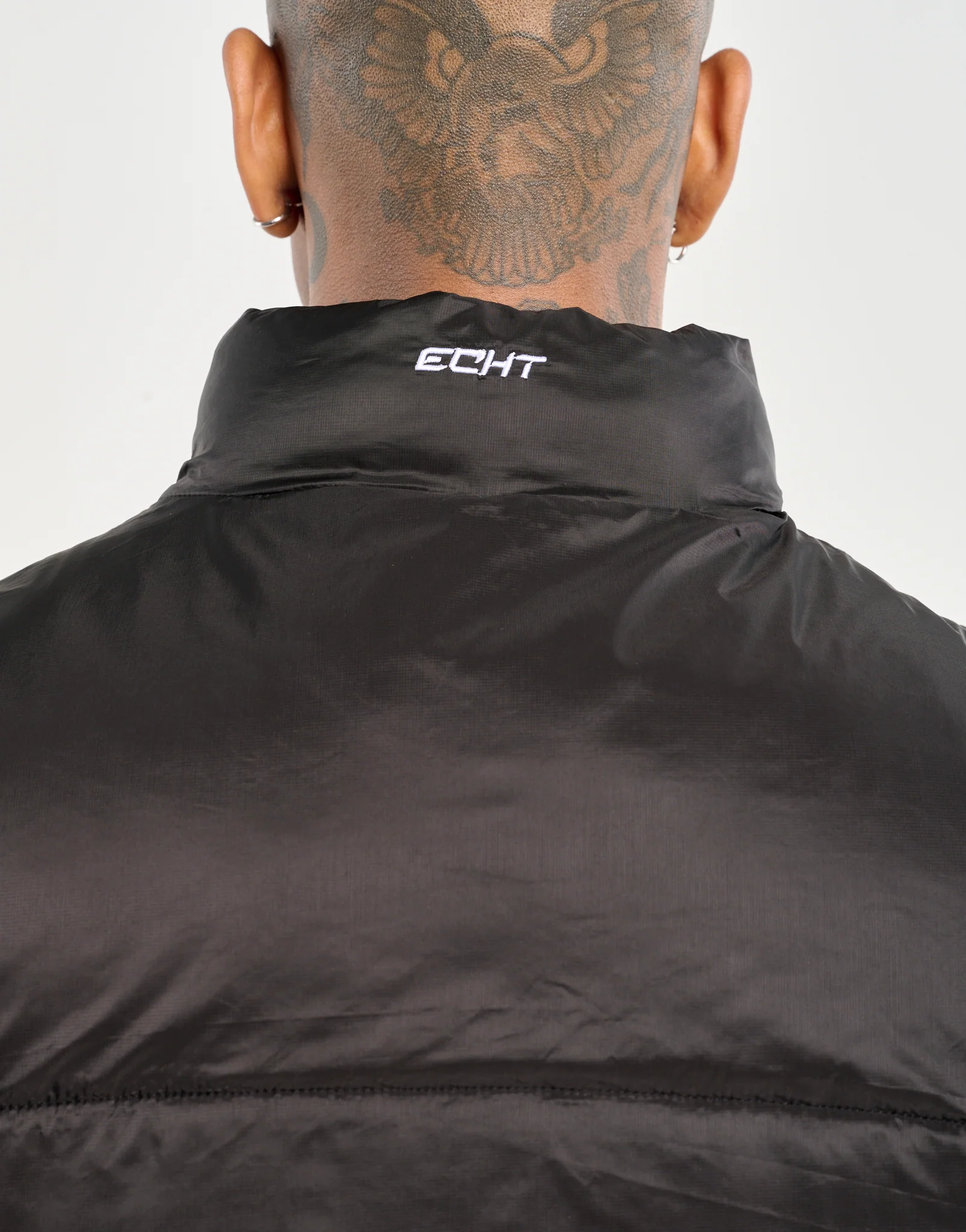 Echt Dart Puffer Vest - Black - Image 4