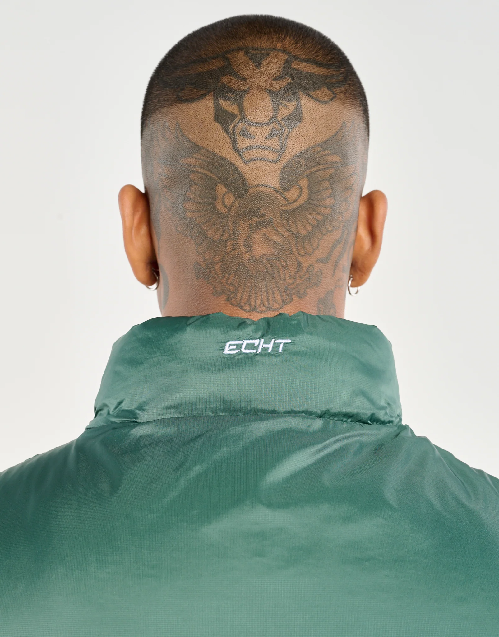 Echt Dart Puffer Vest - Green - Image 5