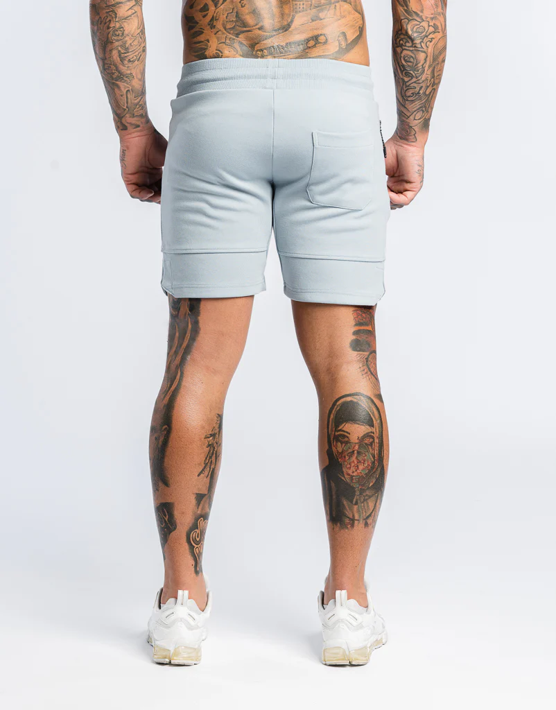 Echt Force Knit Shorts - Dusty Blue - Image 3