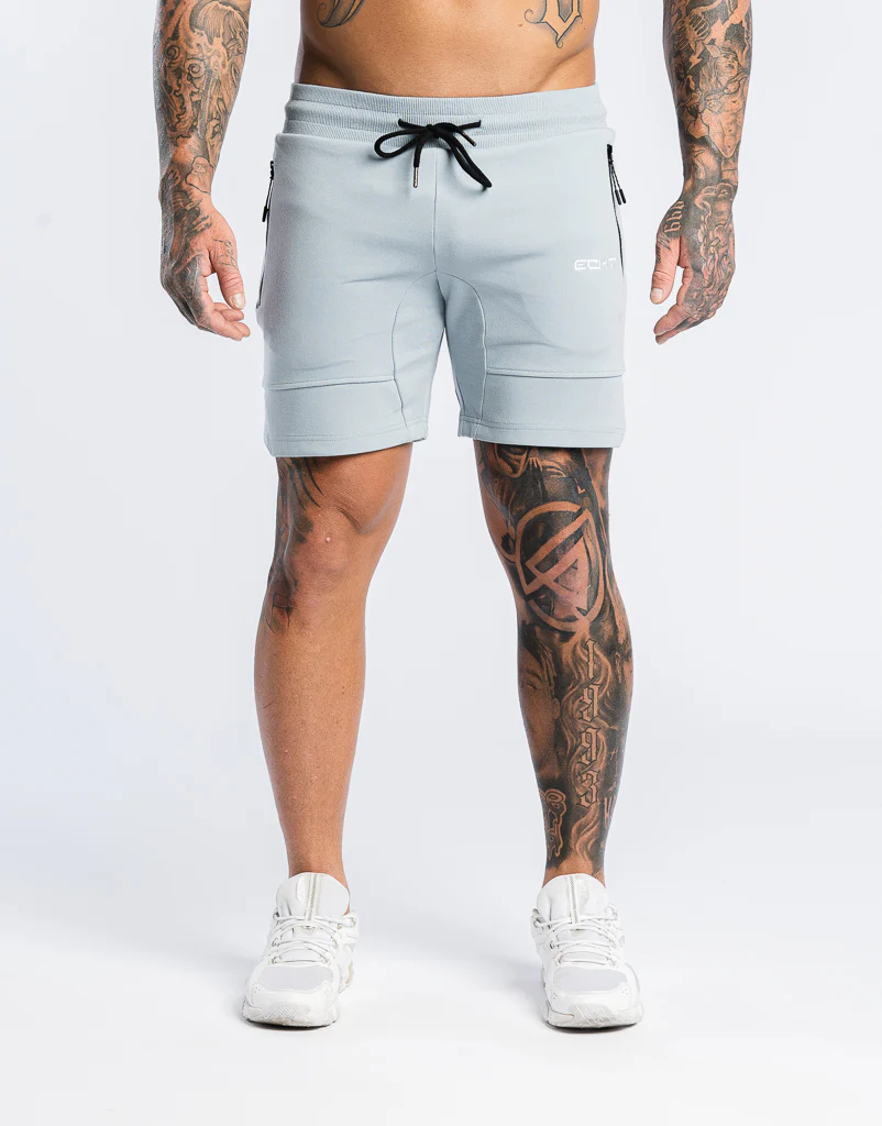 Echt Force Knit Shorts - Dusty Blue - Image 4