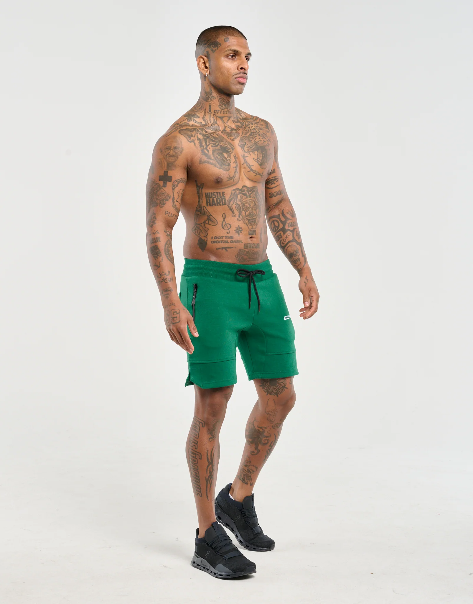 Echt Force Knit Shorts - Forest Green - Image 4