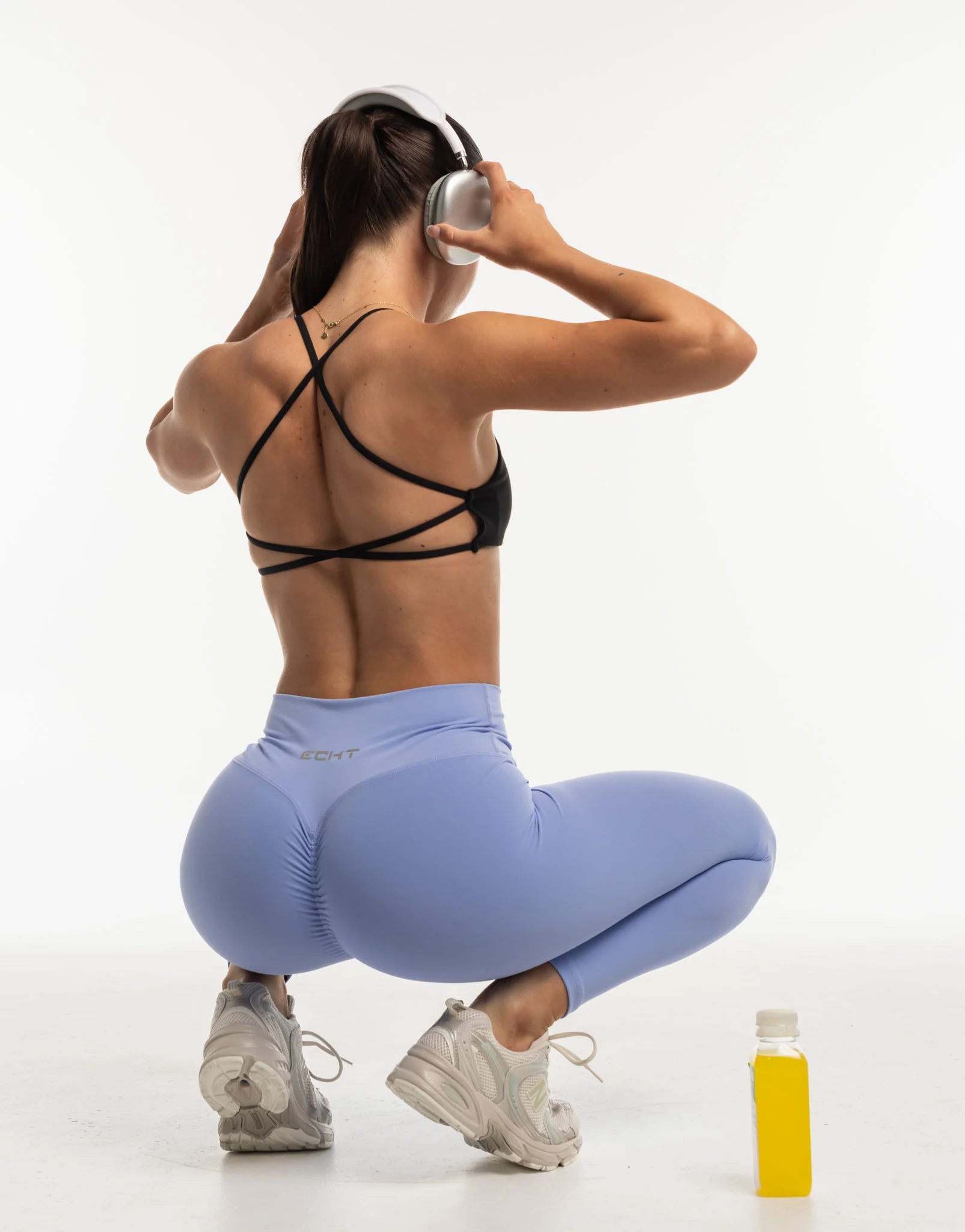 Echt Force Scrunch Leggings - Hydrangea Blue - Image 3