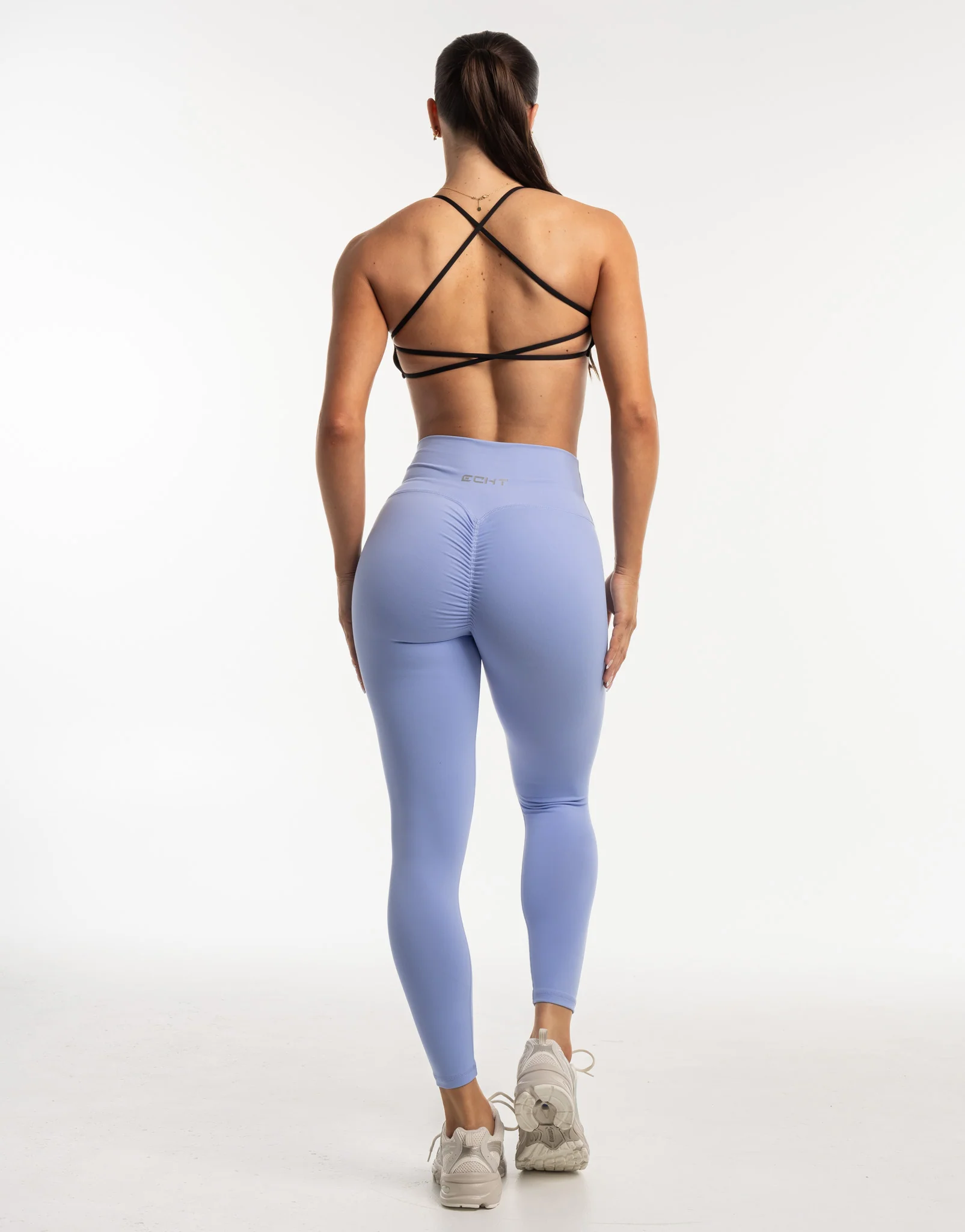 Echt Force Scrunch Leggings - Hydrangea Blue - Image 9