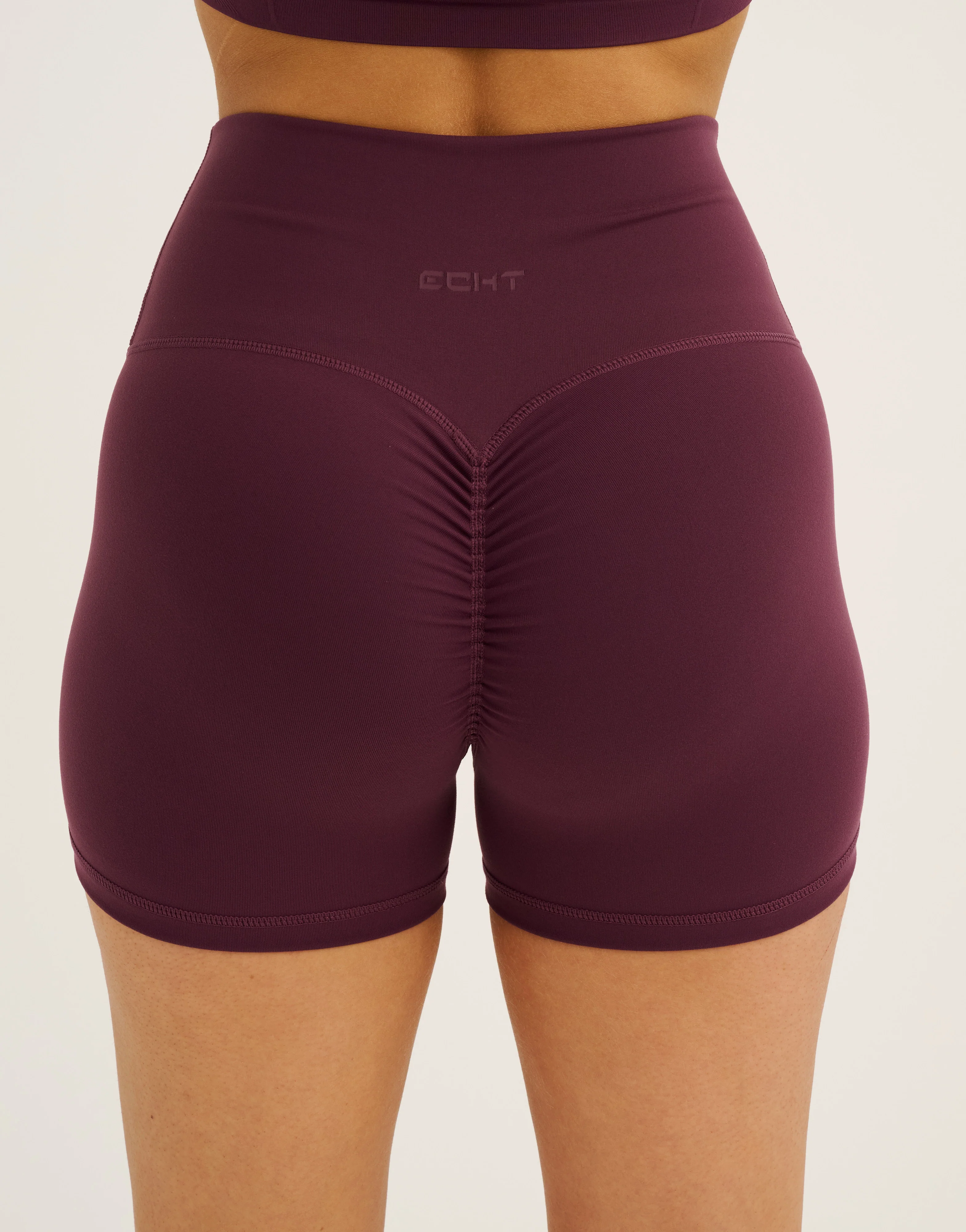 Echt Force Scrunch Shorts - Blackberry - Image 2