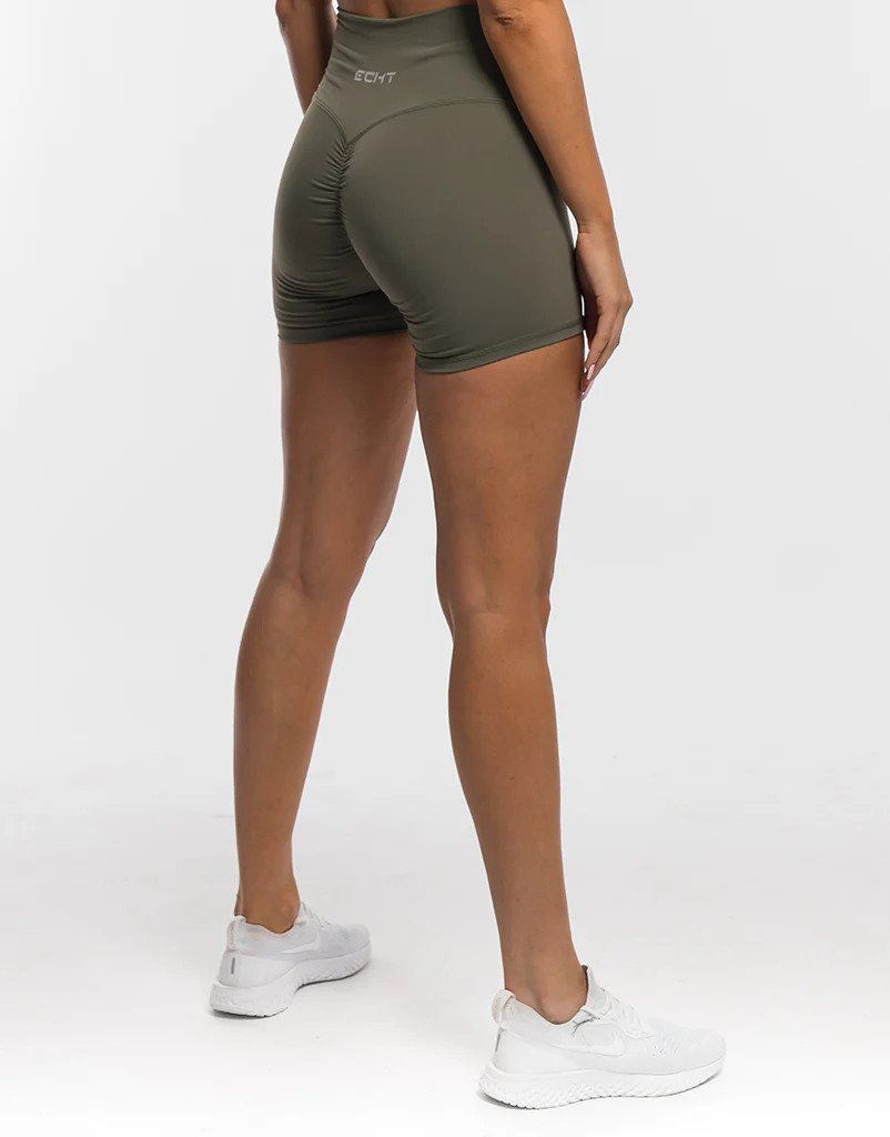Echt Force Scrunch Shorts - Dusty Olive - Image 3