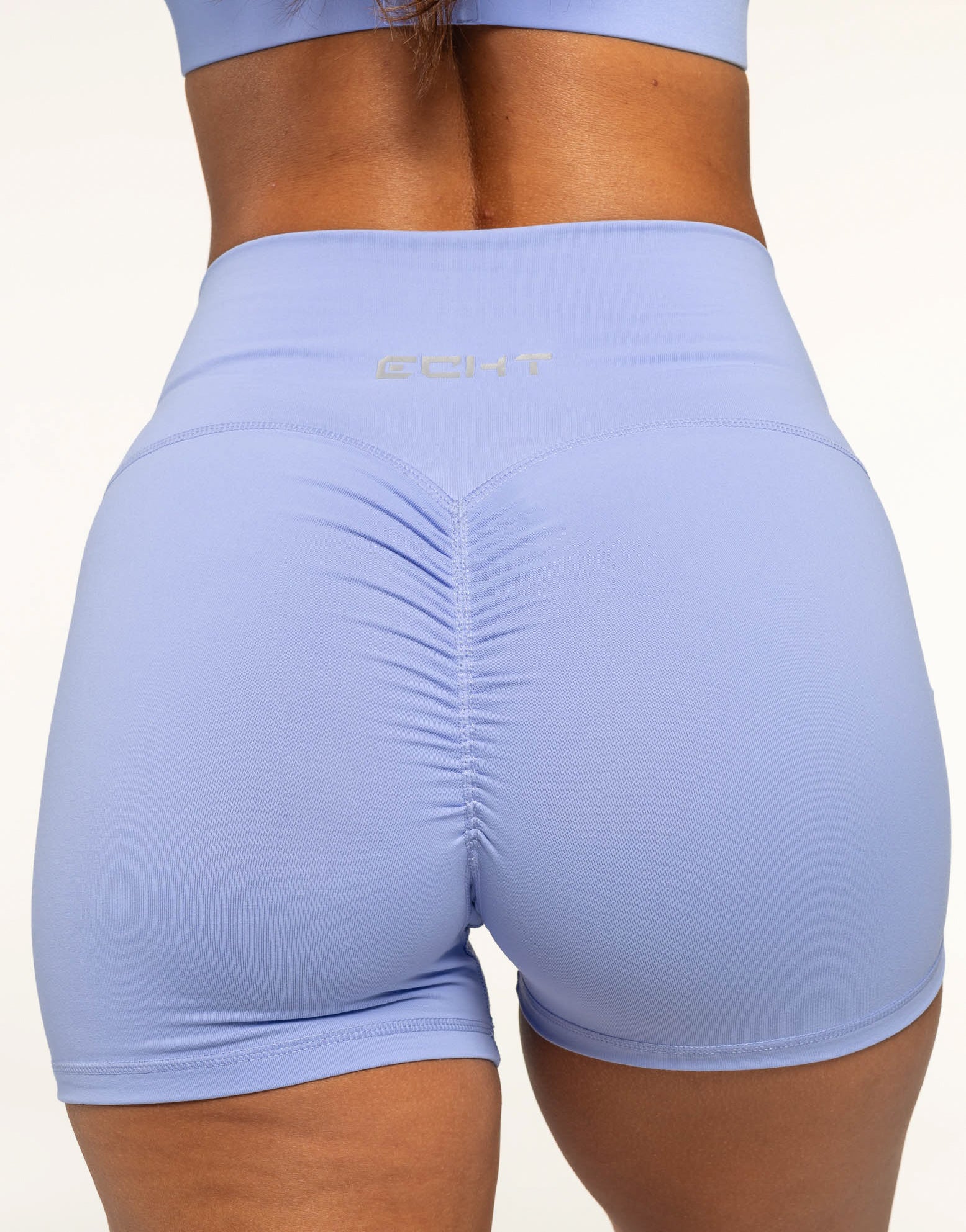 Echt Force Scrunch Shorts - Hydrangea Blue - Image 4