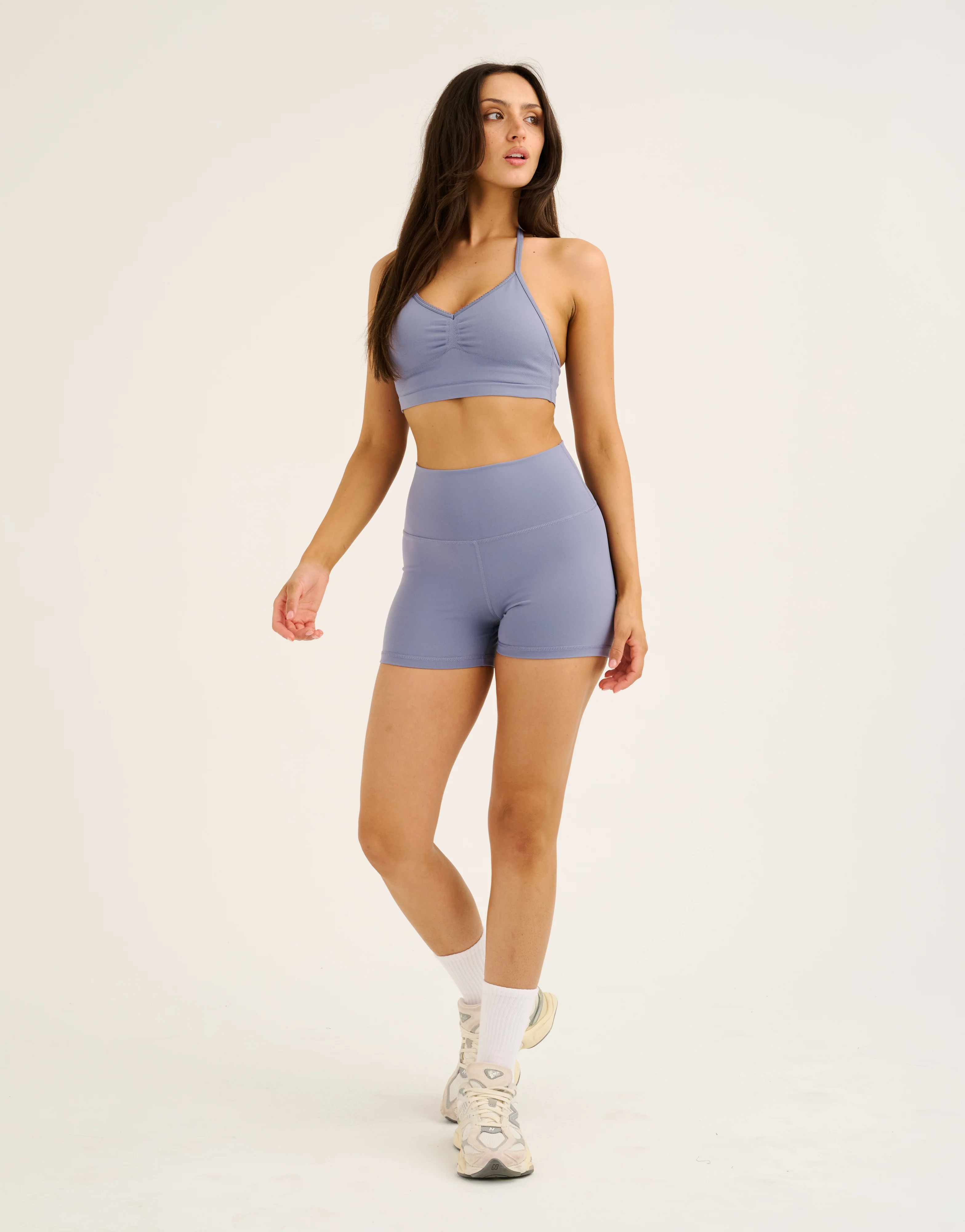 Echt Force Scrunch Shorts - Washed Blue - Image 5