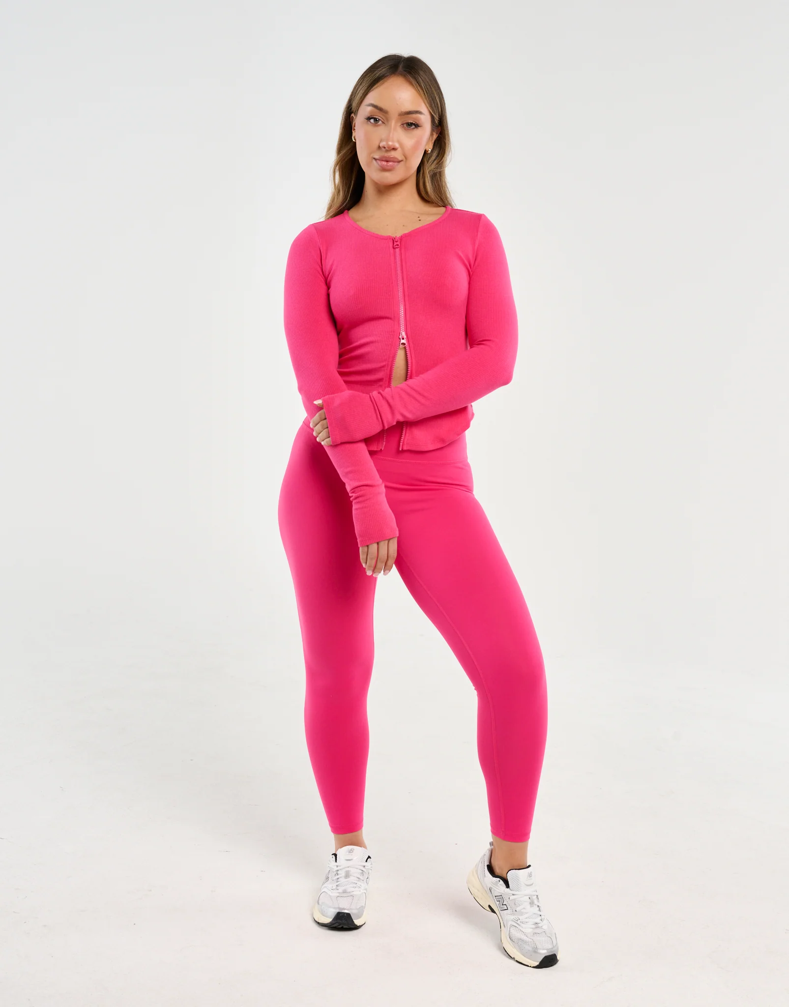 Echt Knit Cardigan - Bright Pink - Image 6