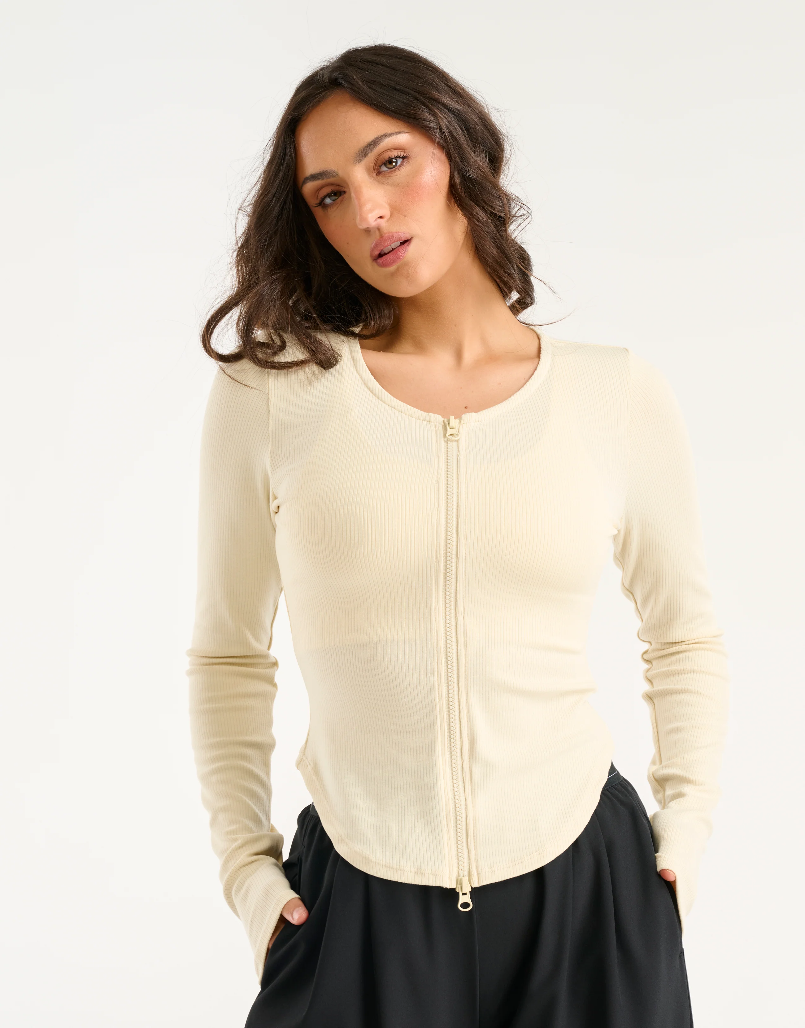Echt Knit Cardigan - Taupe - Image 5