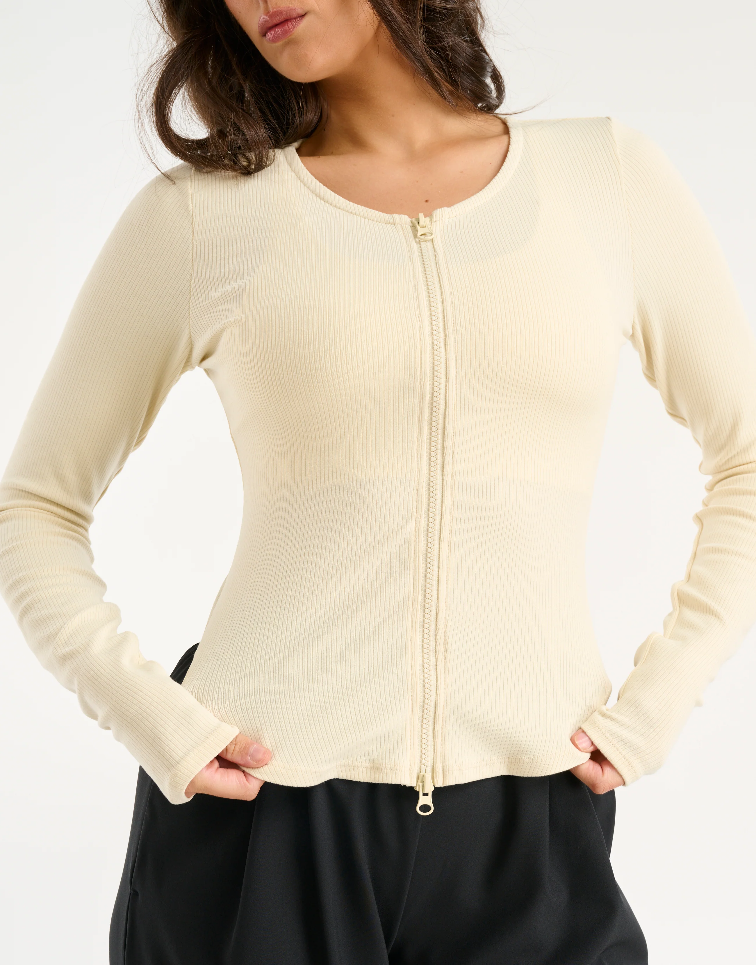 Echt Knit Cardigan - Taupe - Image 6