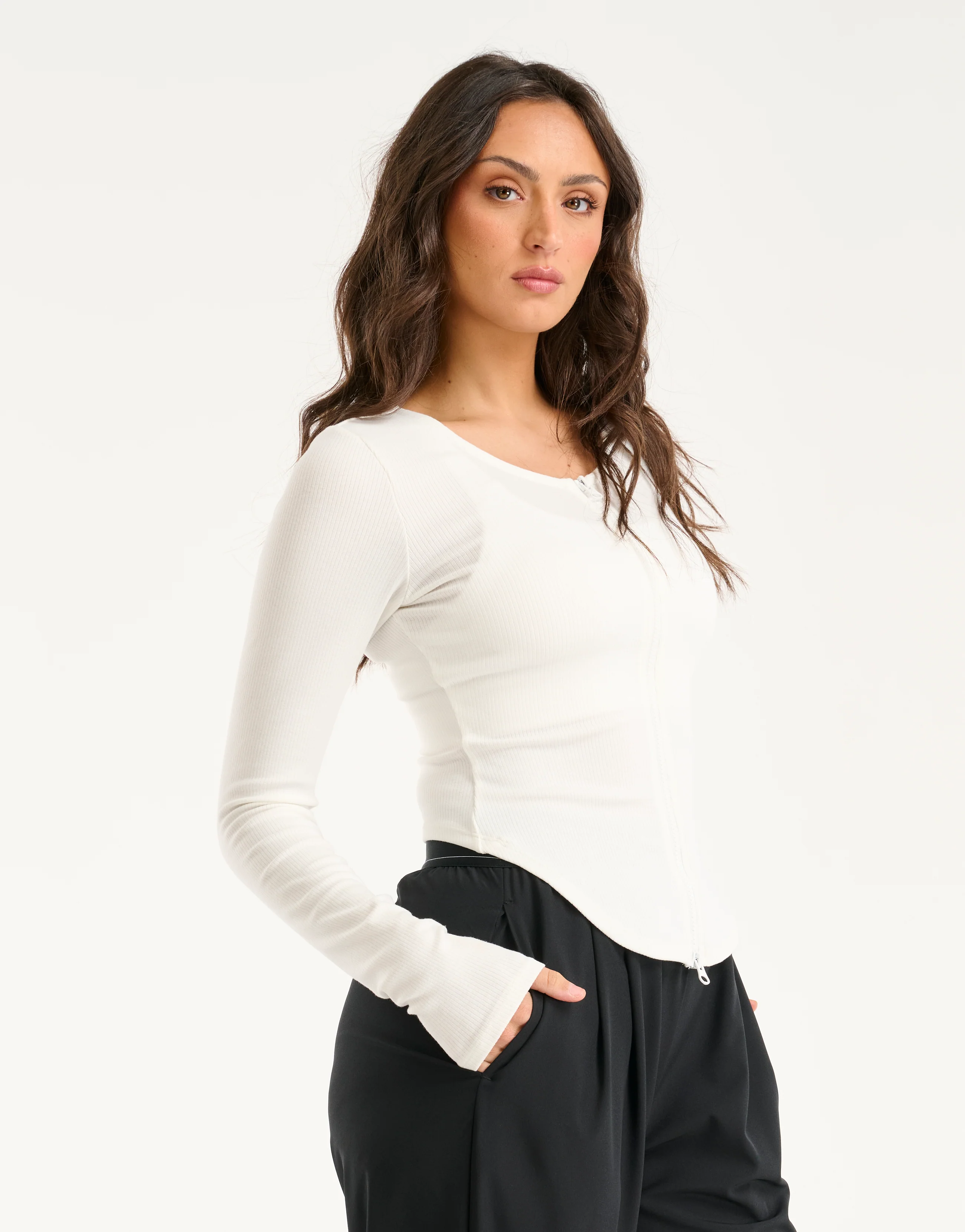 Echt Knit Cardigan - White - Image 4