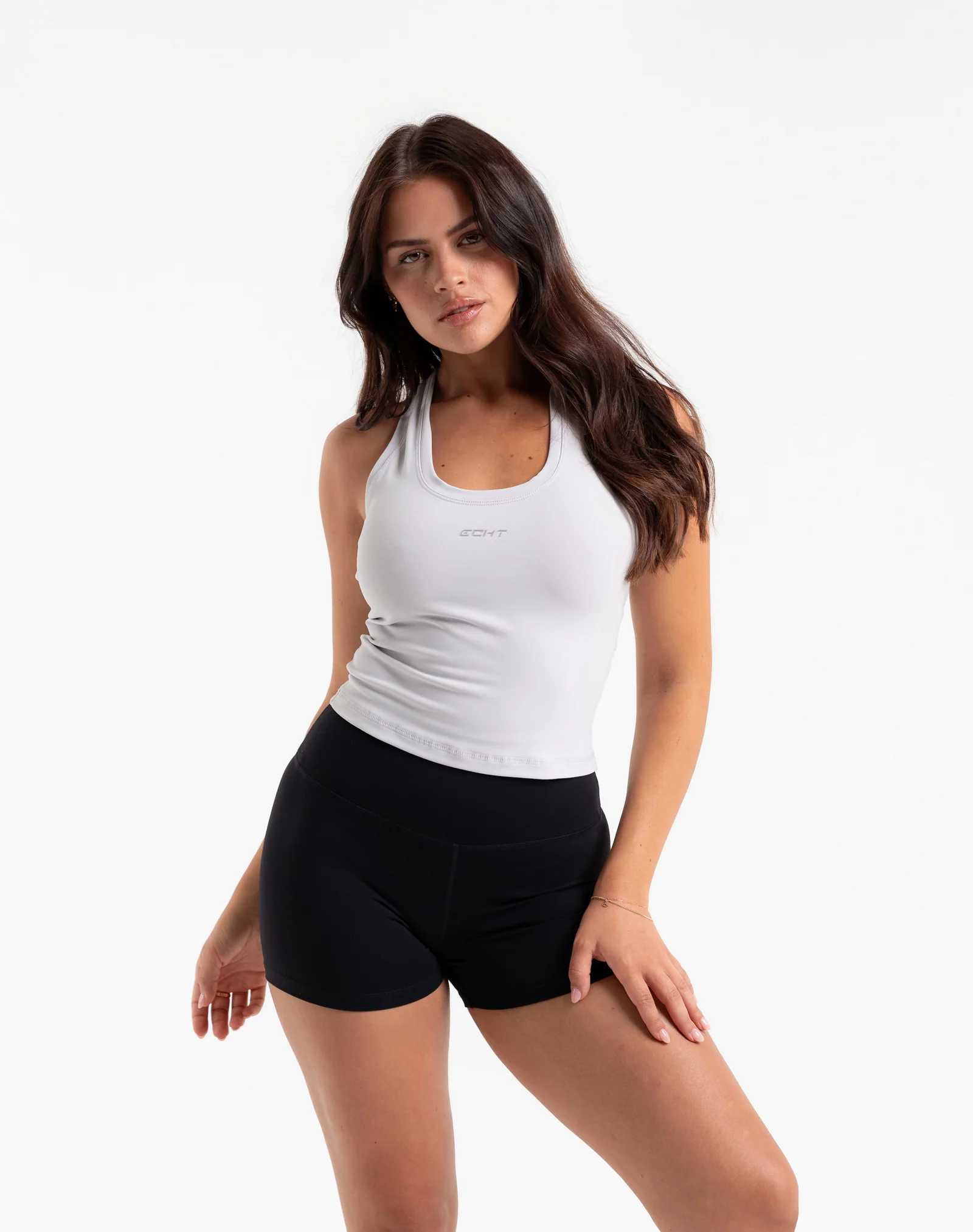 Echt Midriff Singlet - Grey - Image 4