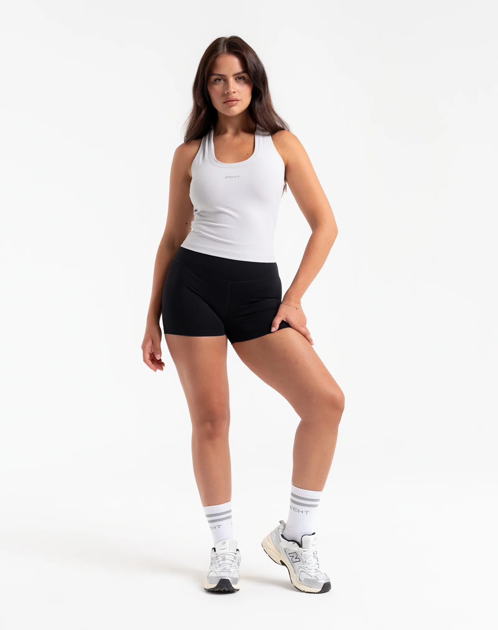 Echt Midriff Singlet - Grey - Image 7