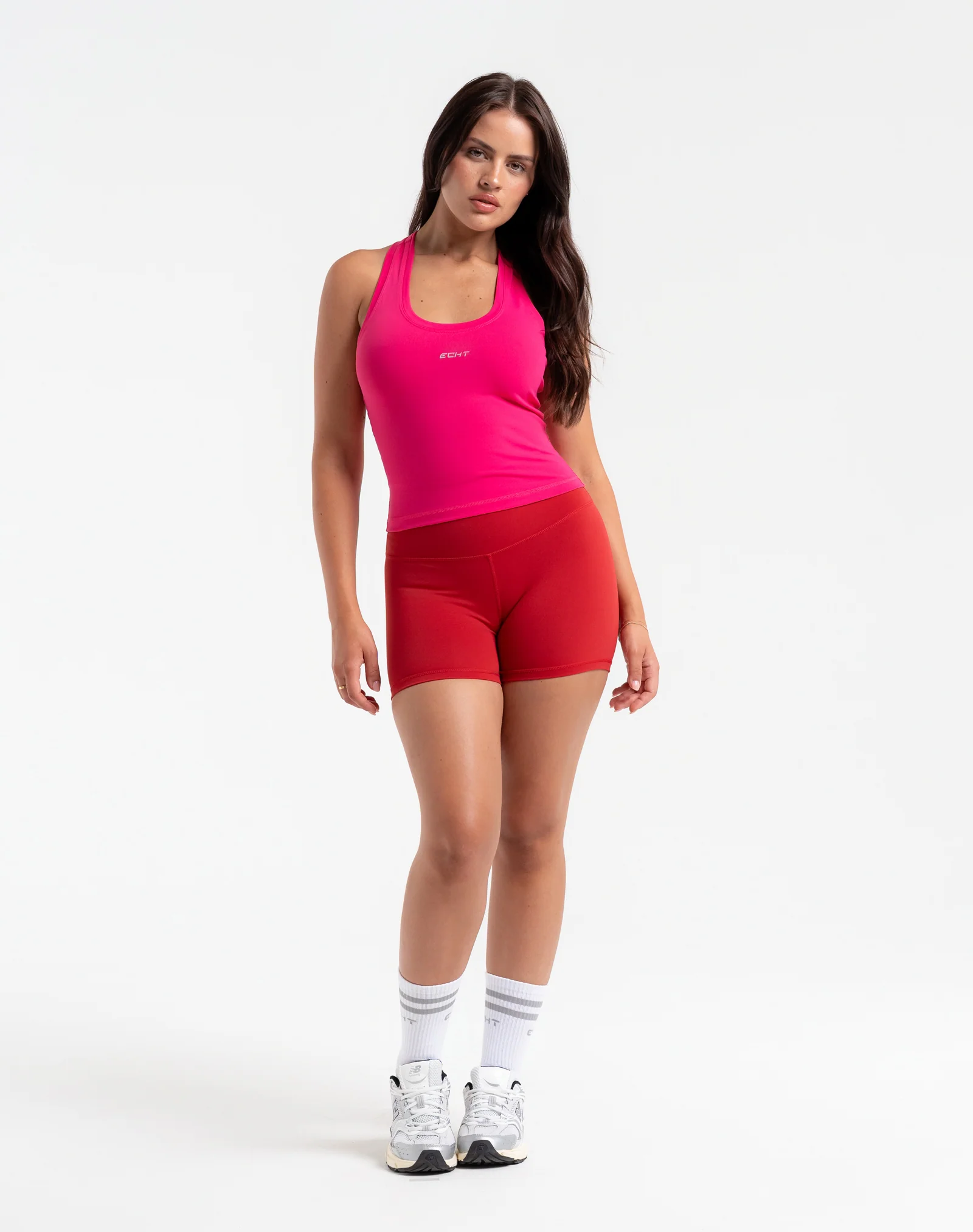 Echt Midriff Singlet - Pink - Image 6