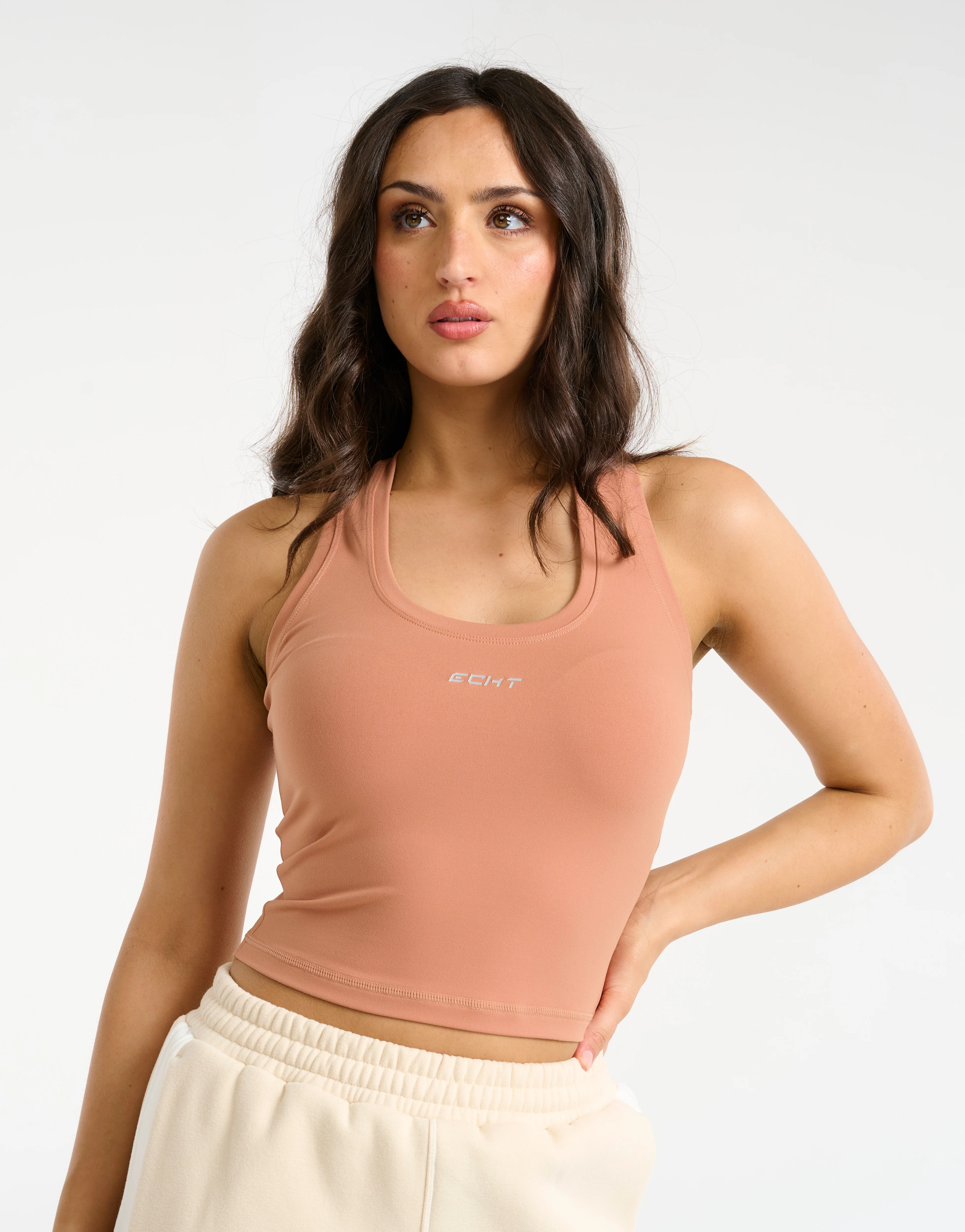 Echt Midriff Singlet - Sunset - Image 11