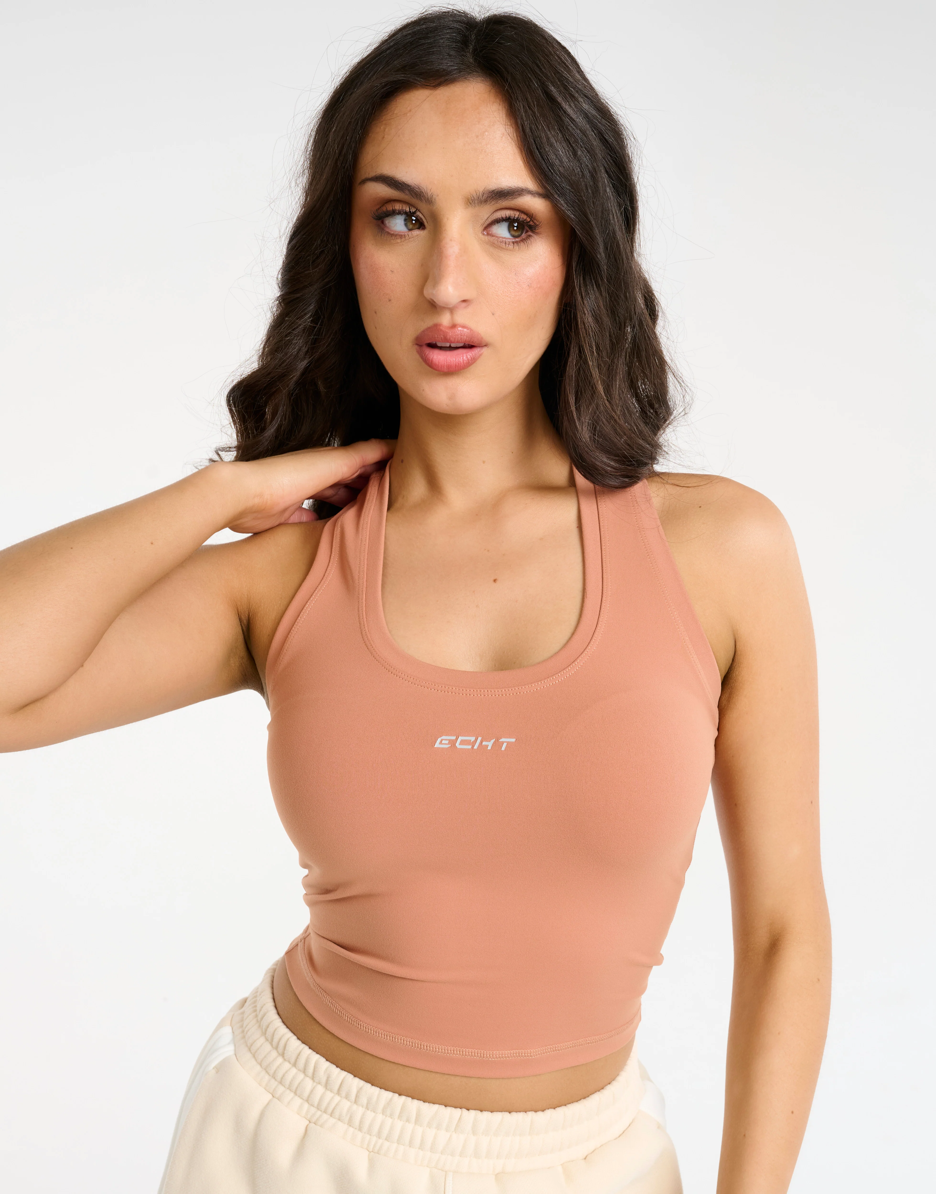 Echt Midriff Singlet - Sunset - Image 4