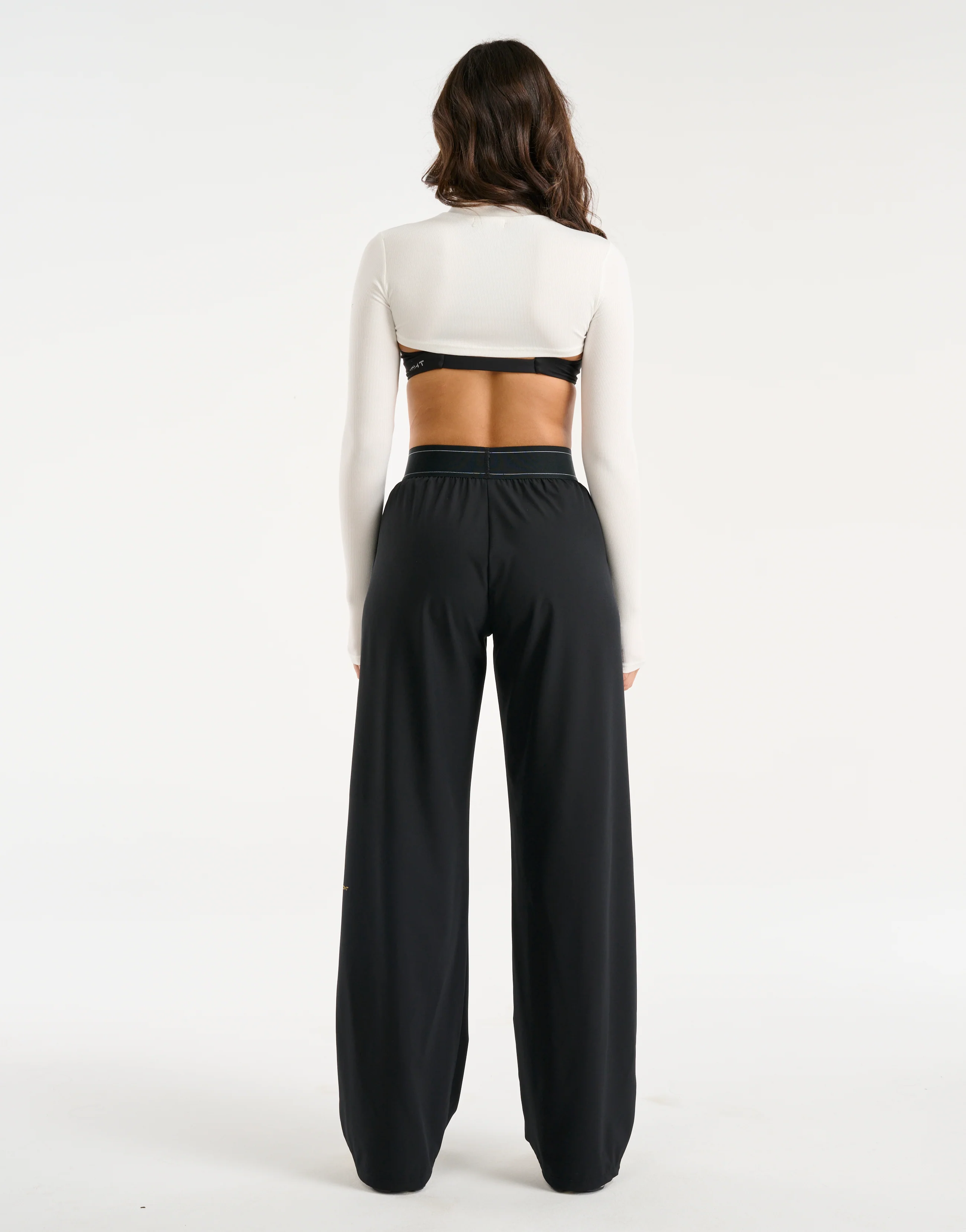 Echt Ribbed High Cut Long Sleeve - White - Image 5
