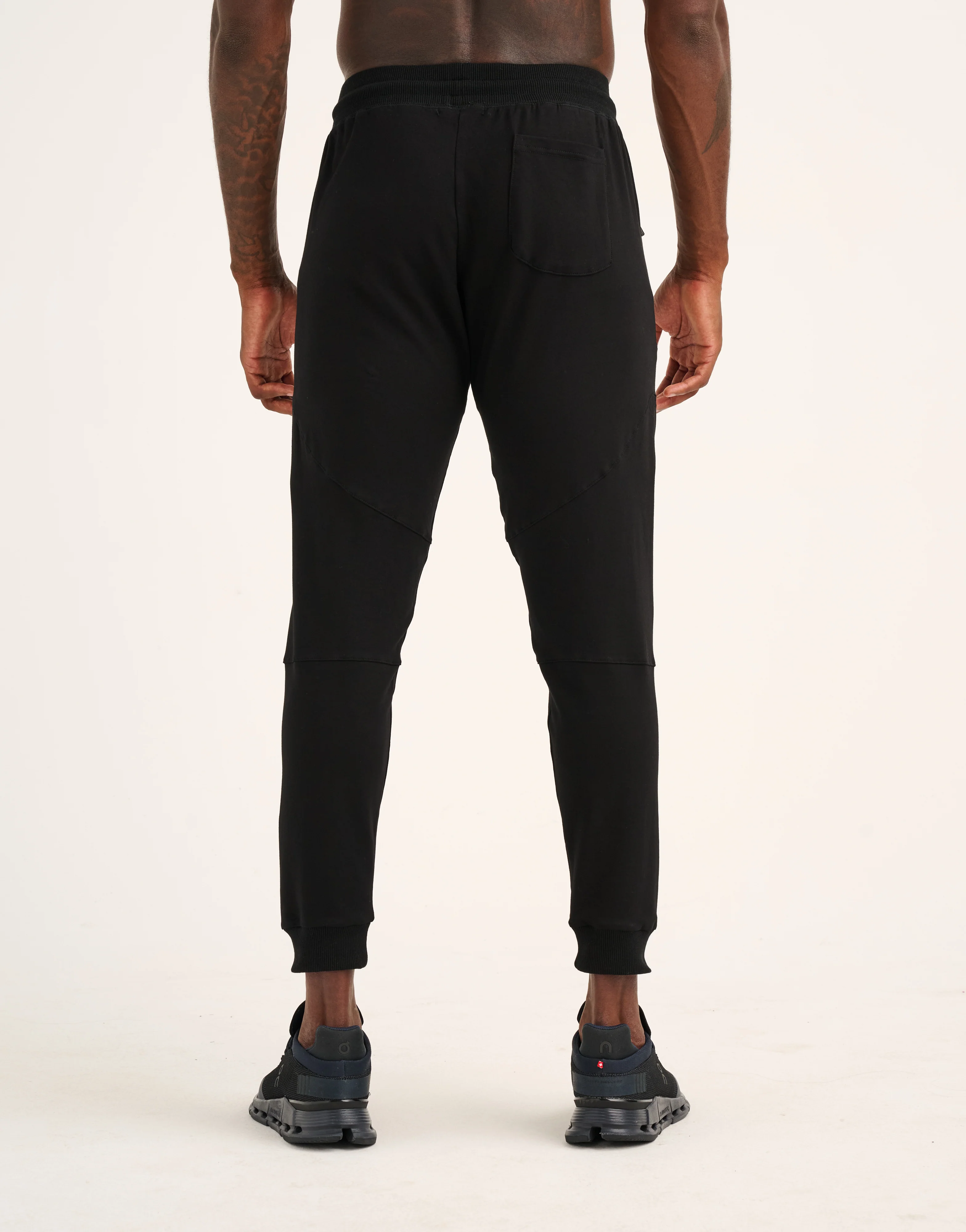 Echt Tapered Joggers - Black - Image 7