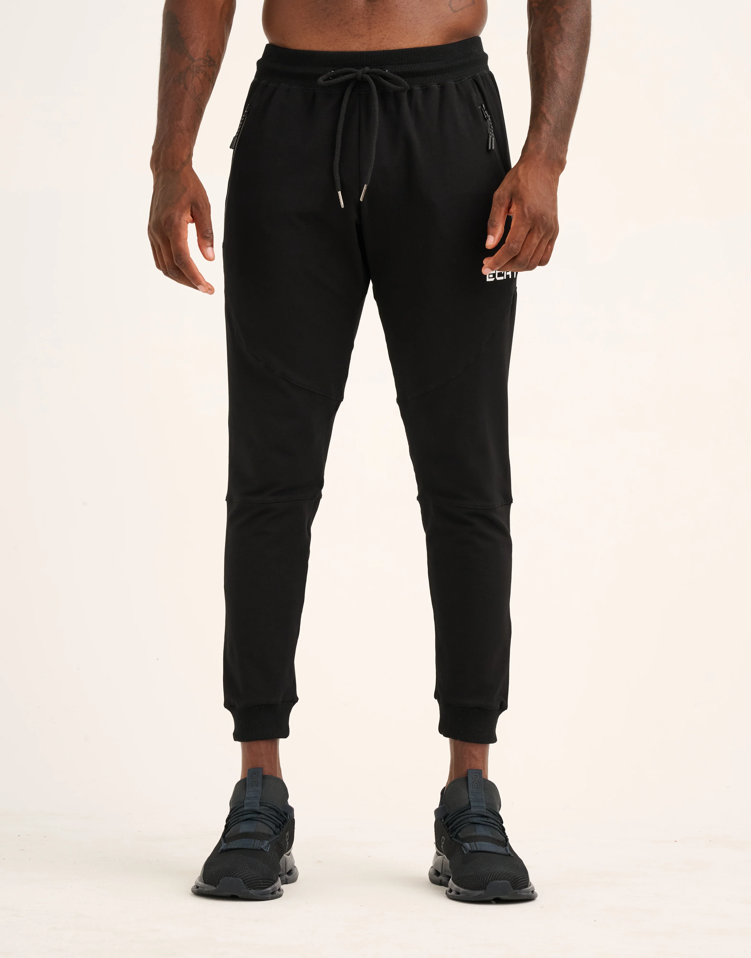 Echt Tapered Joggers - Black - Image 9