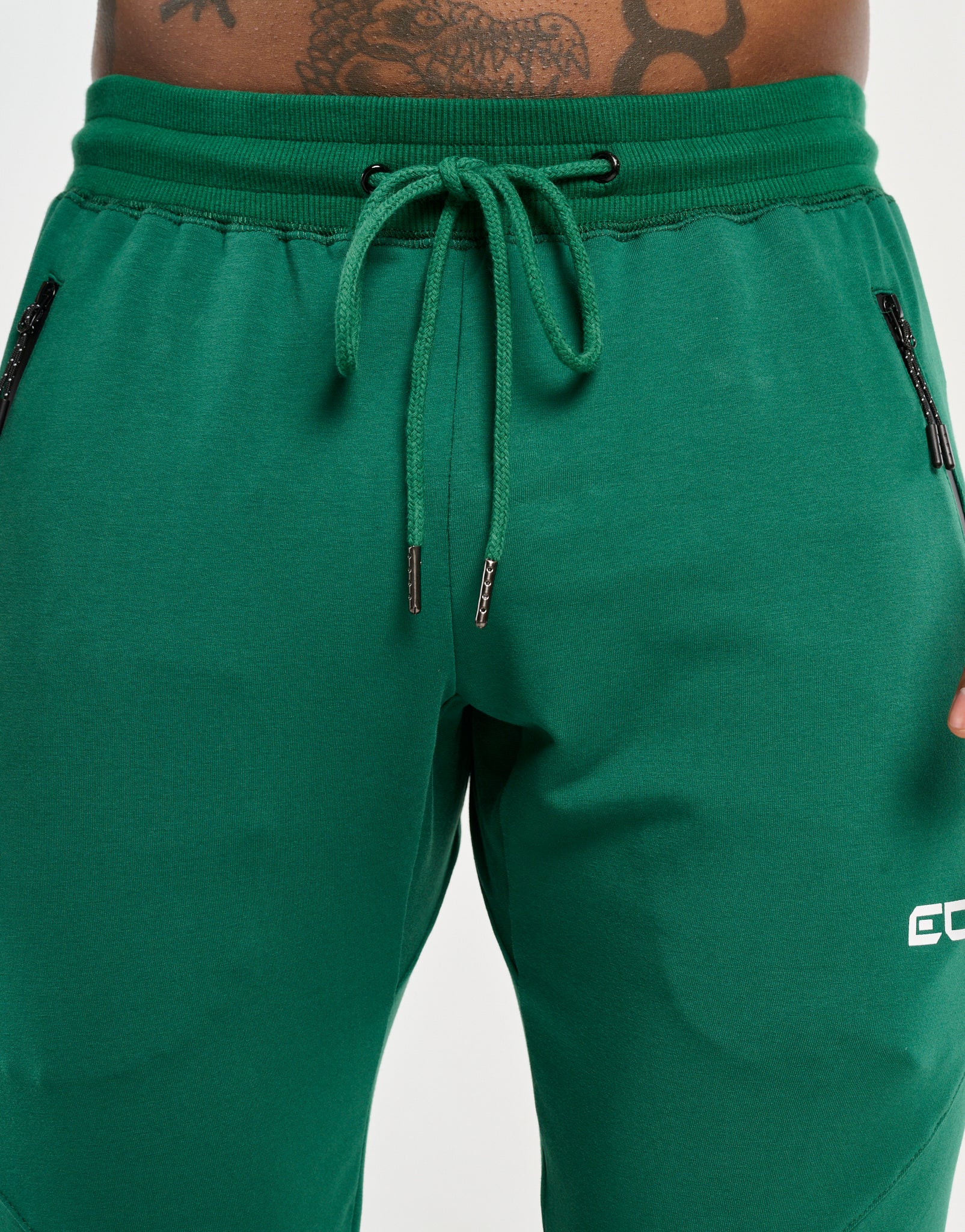 Echt Tapered Joggers - Forest Green - Image 4