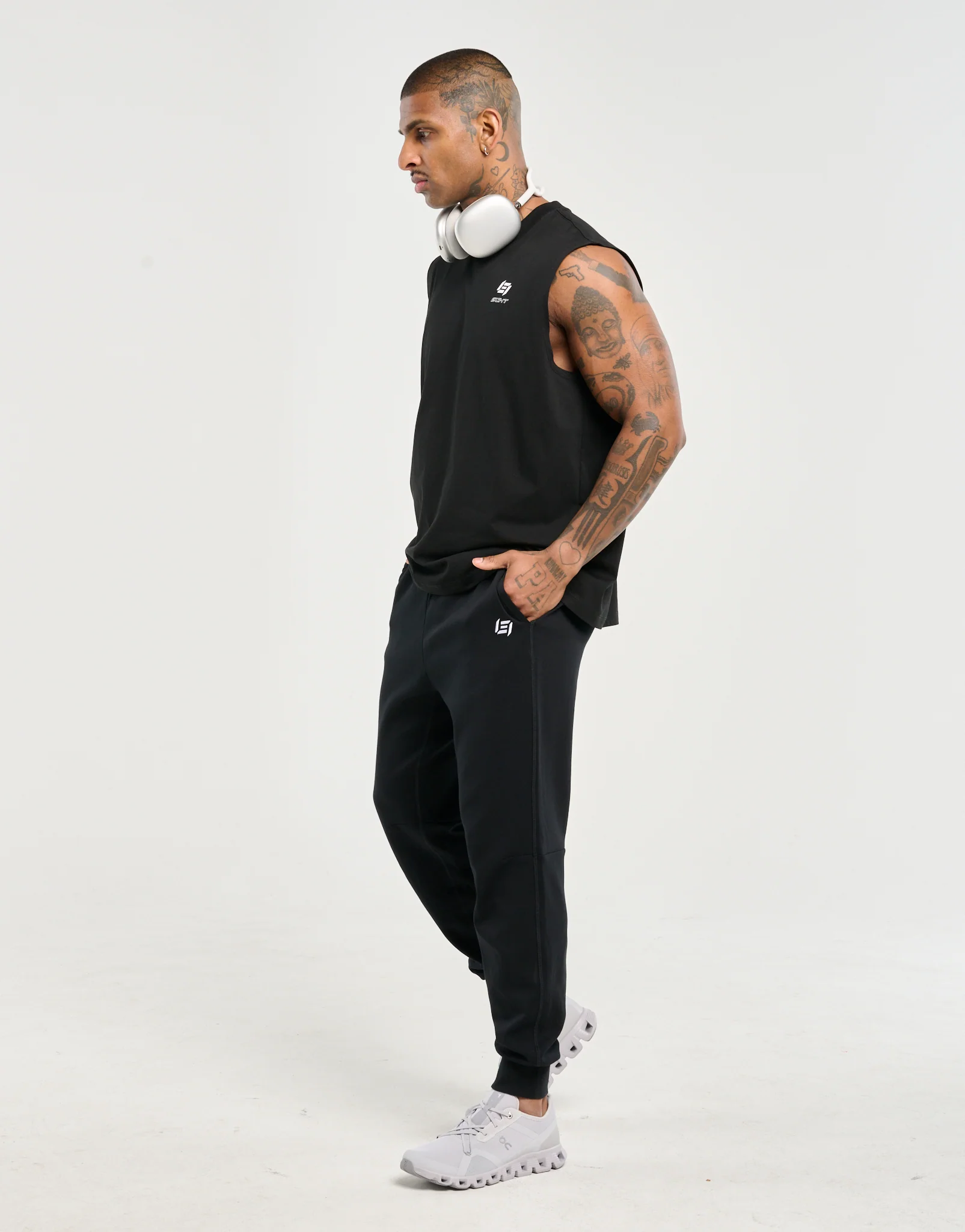 Echt Tech Joggers - Black - Image 3