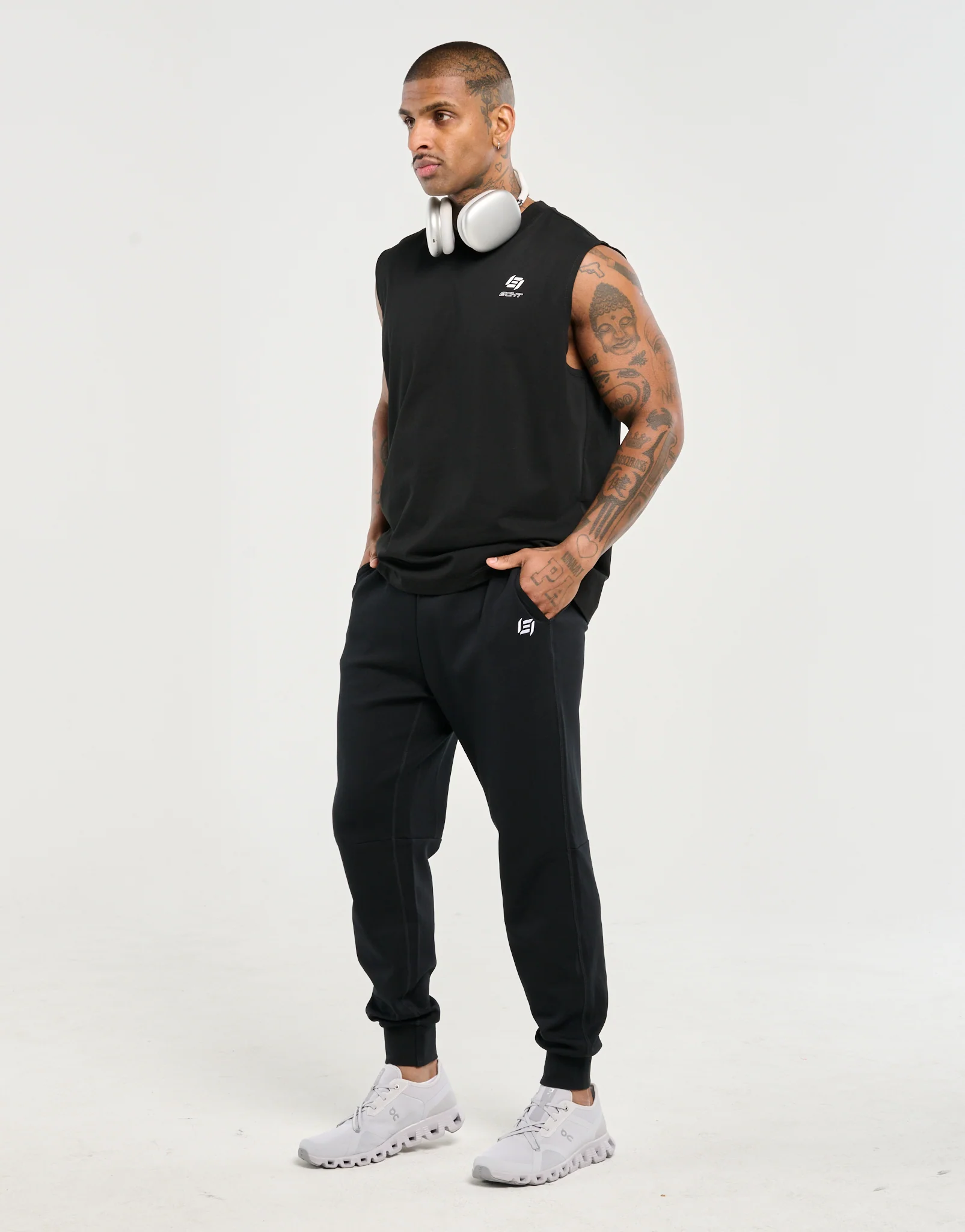 Echt Tech Joggers - Black - Image 4