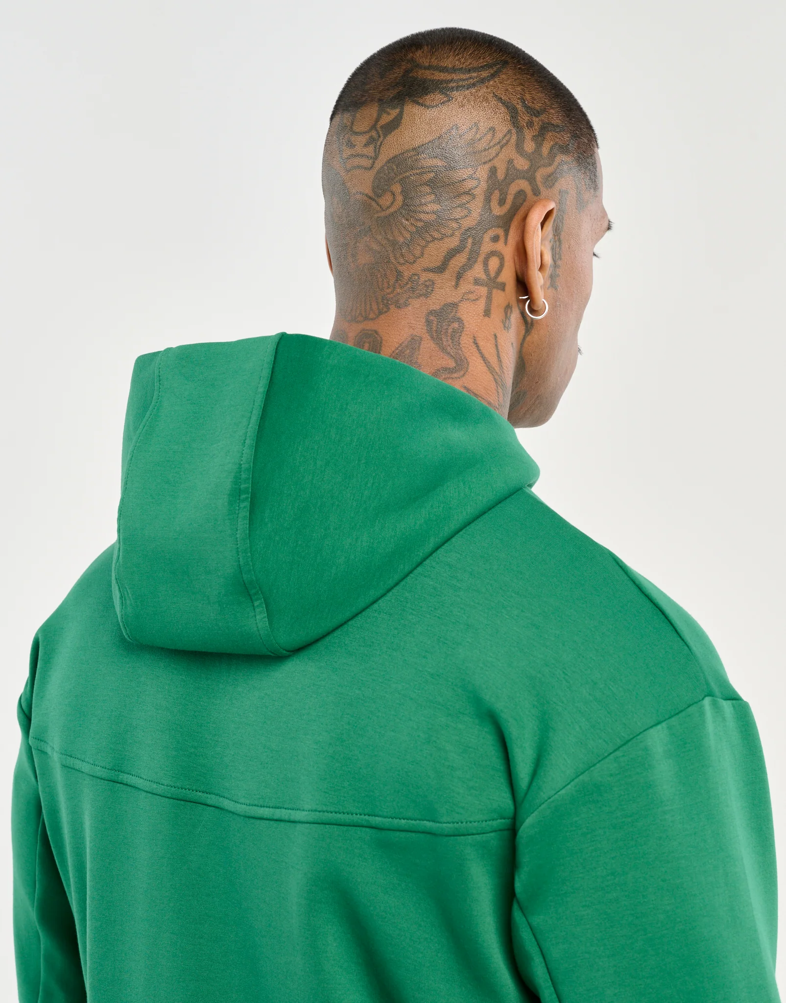 Echt Tech Zip-Up Hoodie - Green - Image 4