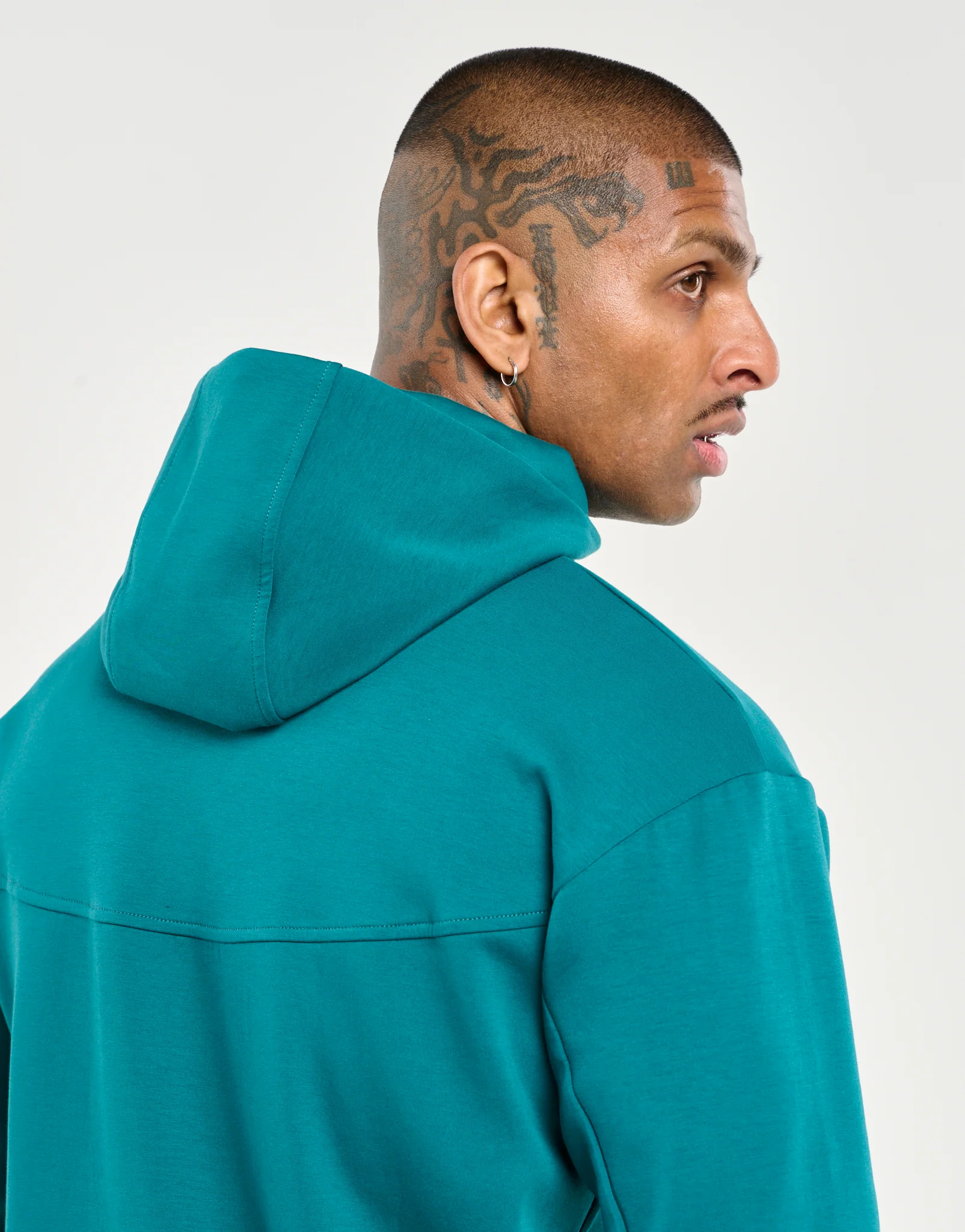 Echt Tech Zip-Up Hoodie - Teal - Image 5