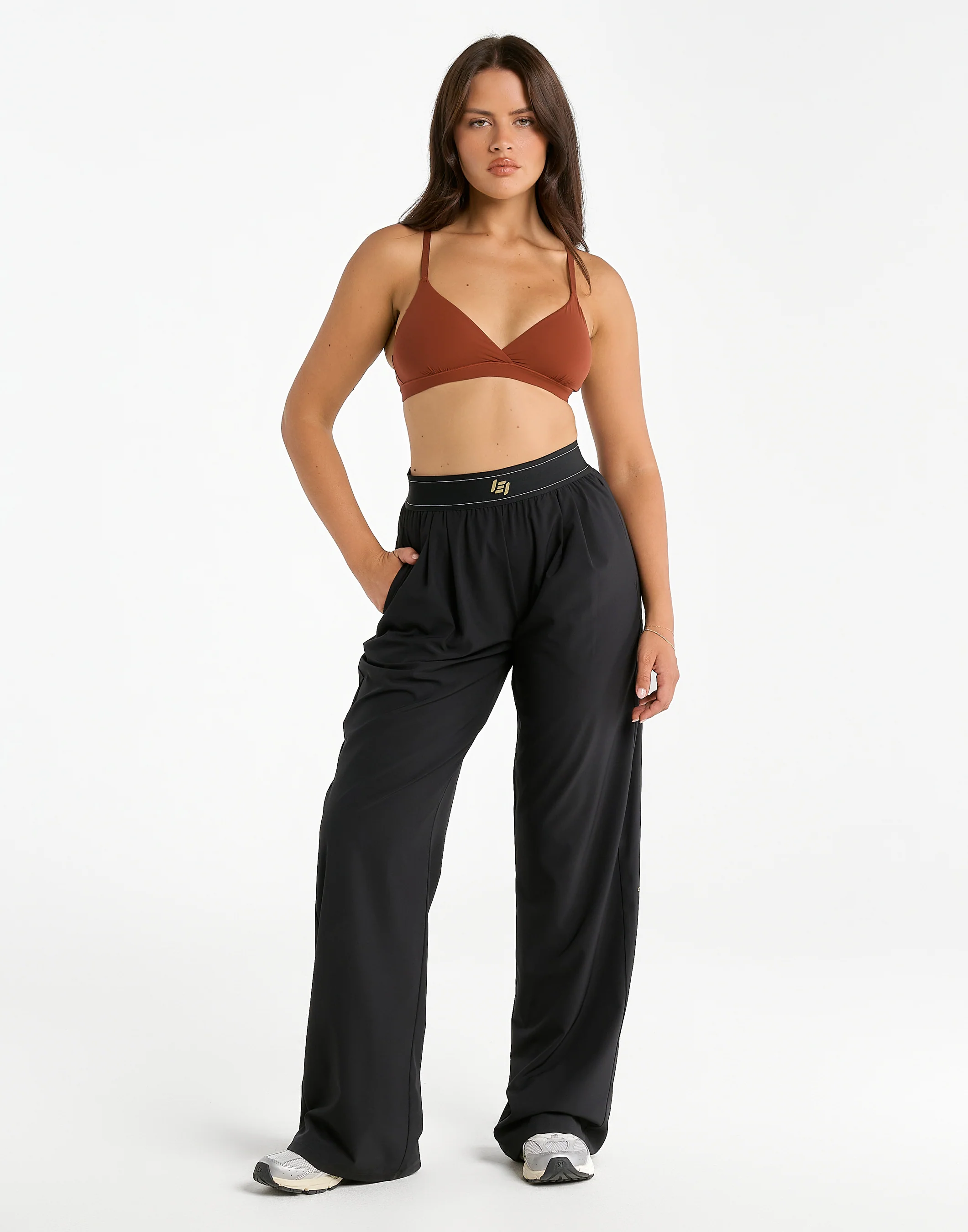 Elemental Crossover Bralette - Brown - Image 5