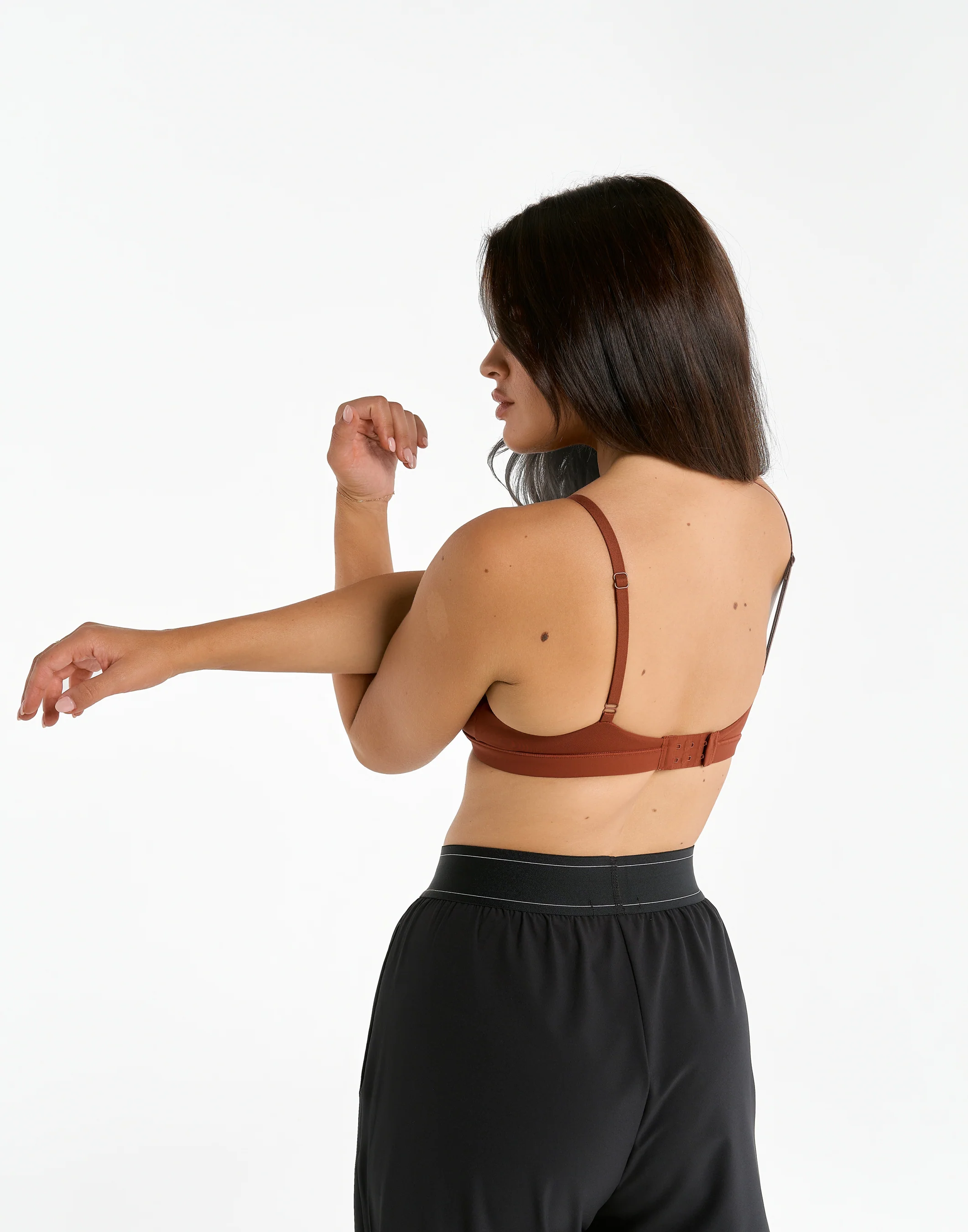 Elemental Crossover Bralette - Brown - Image 6