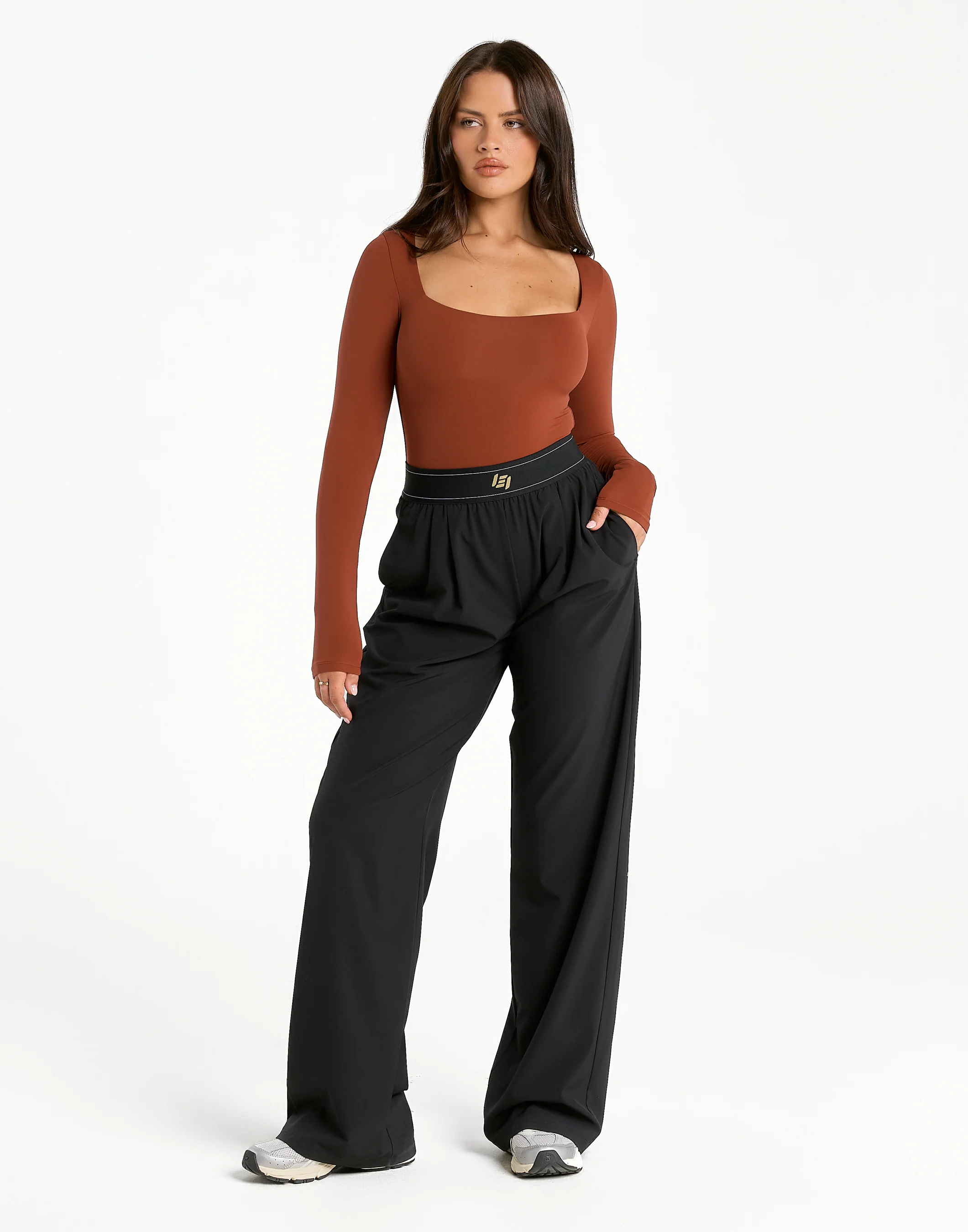 Elemental L Square Bodysuit - Brown - Image 6