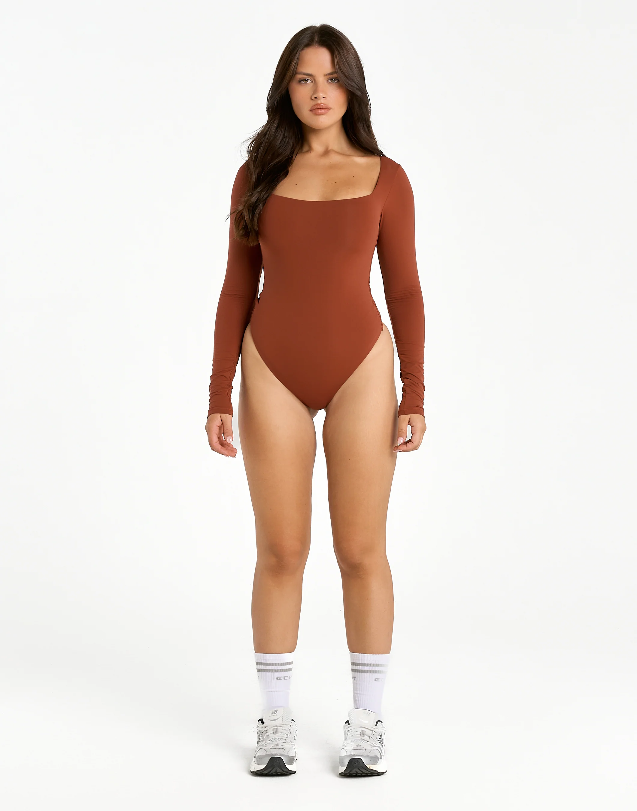 Elemental L Square Bodysuit - Brown - Image 8