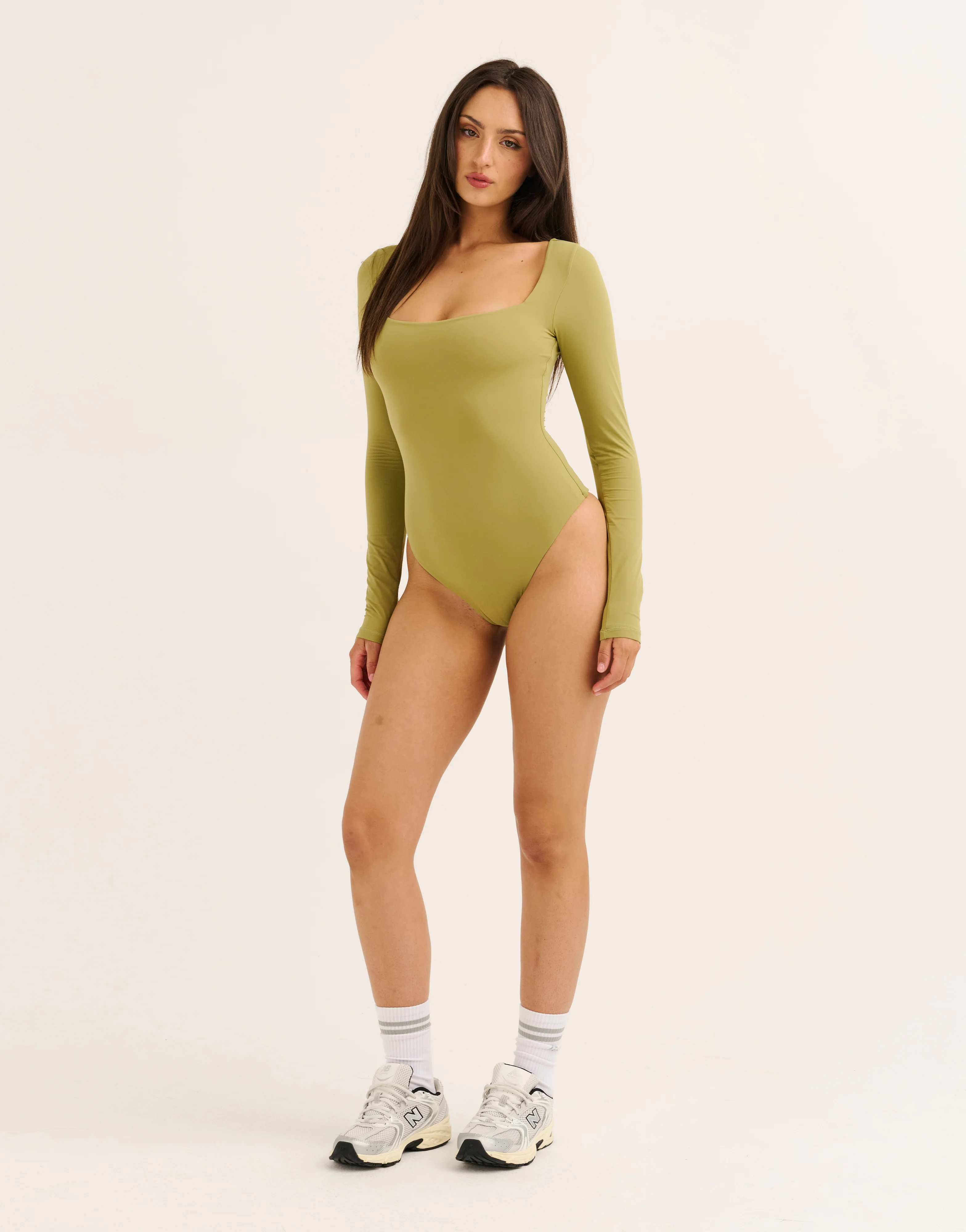 Elemental L Square Bodysuit - Olive - Image 5