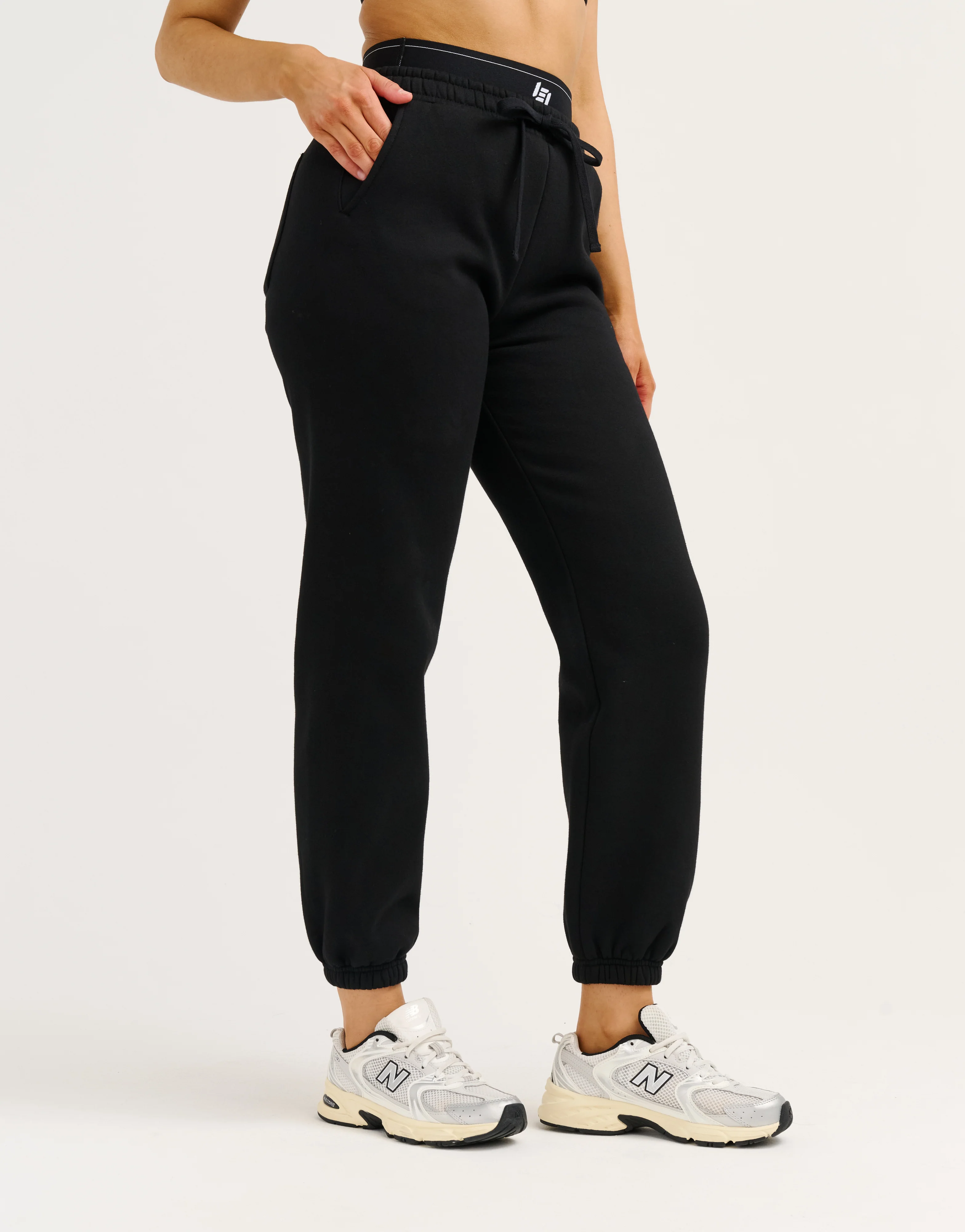 Elemental Layered Jogger Sweatpants - Black - Image 10