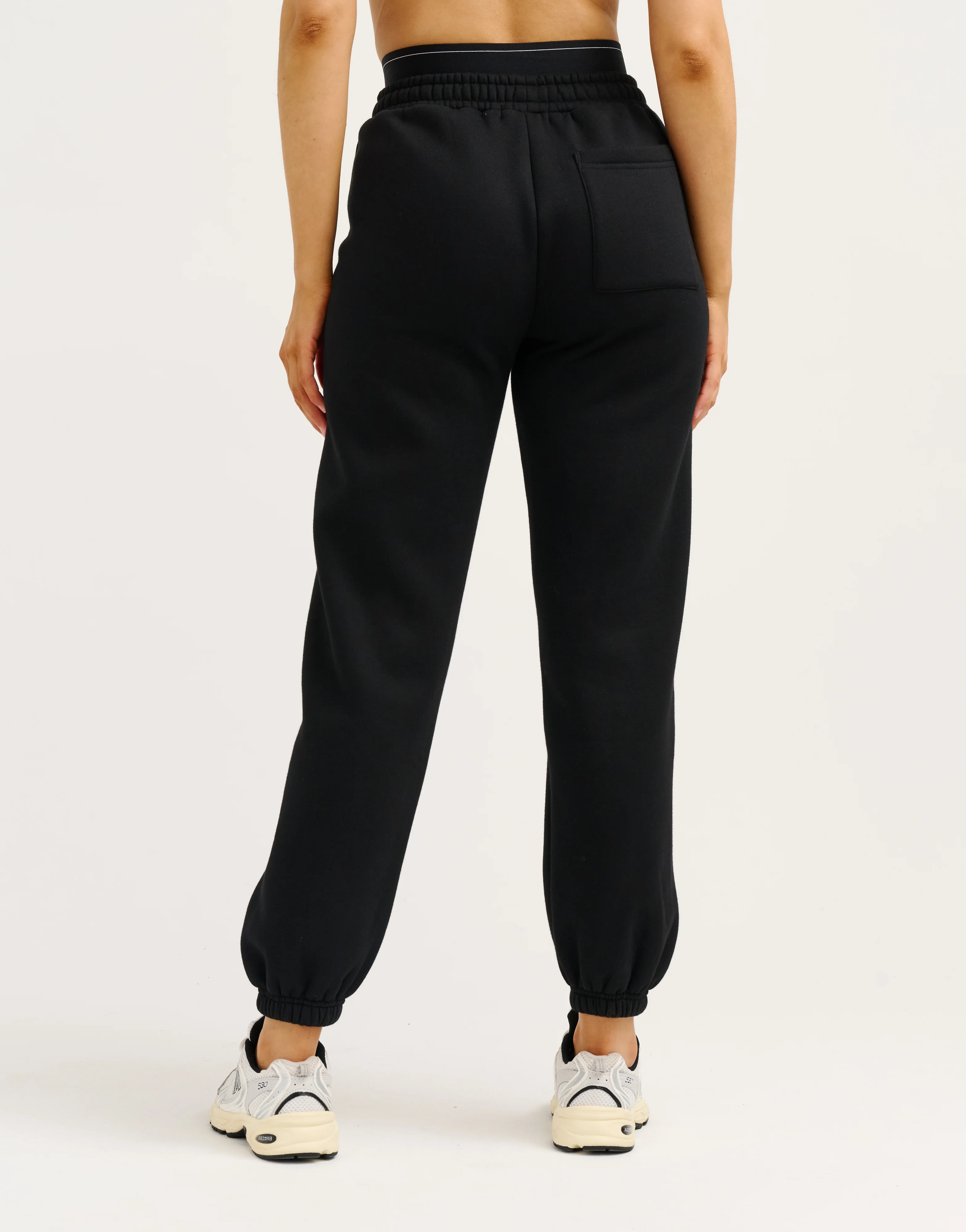 Elemental Layered Jogger Sweatpants - Black - Image 2