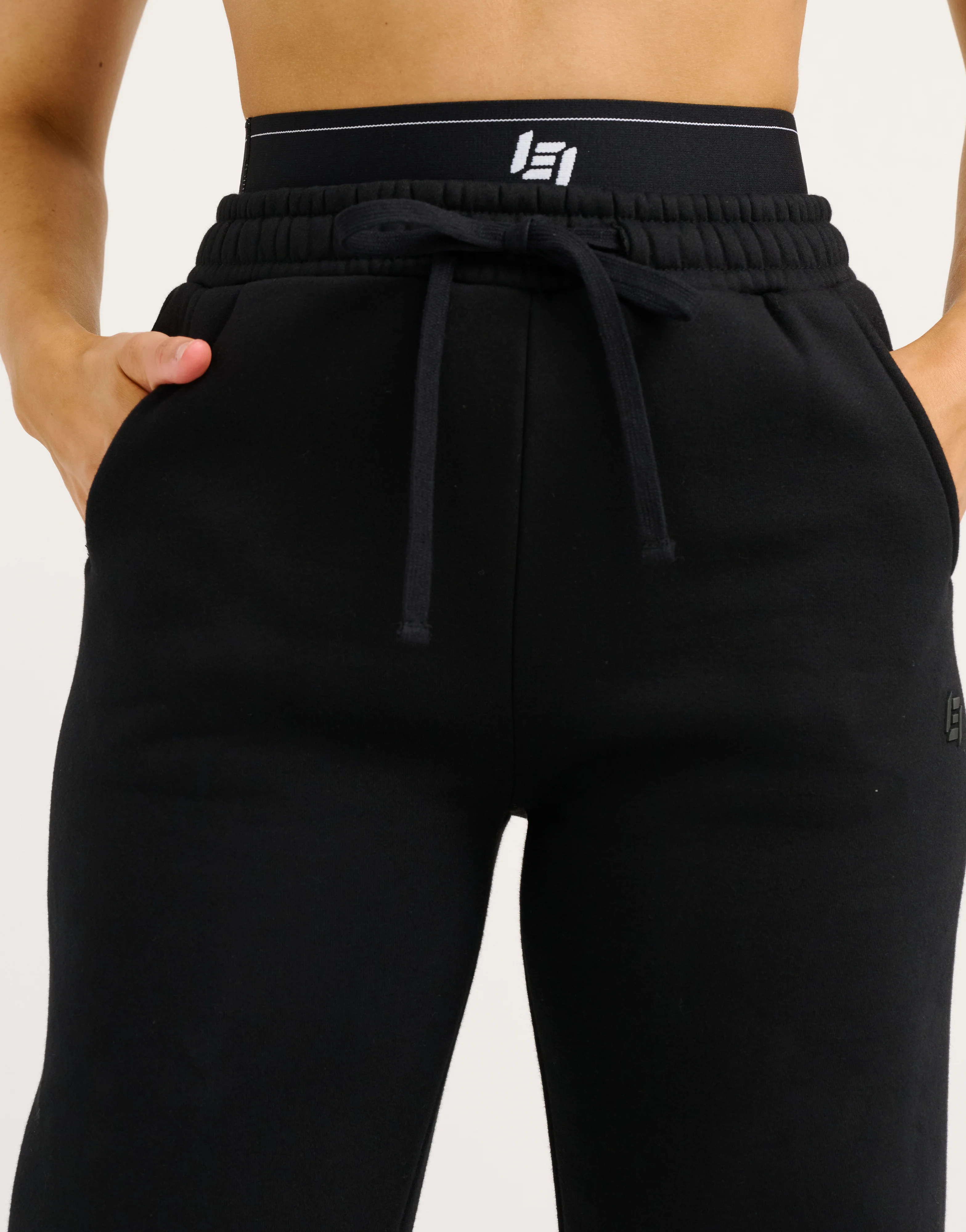 Elemental Layered Jogger Sweatpants - Black - Image 3