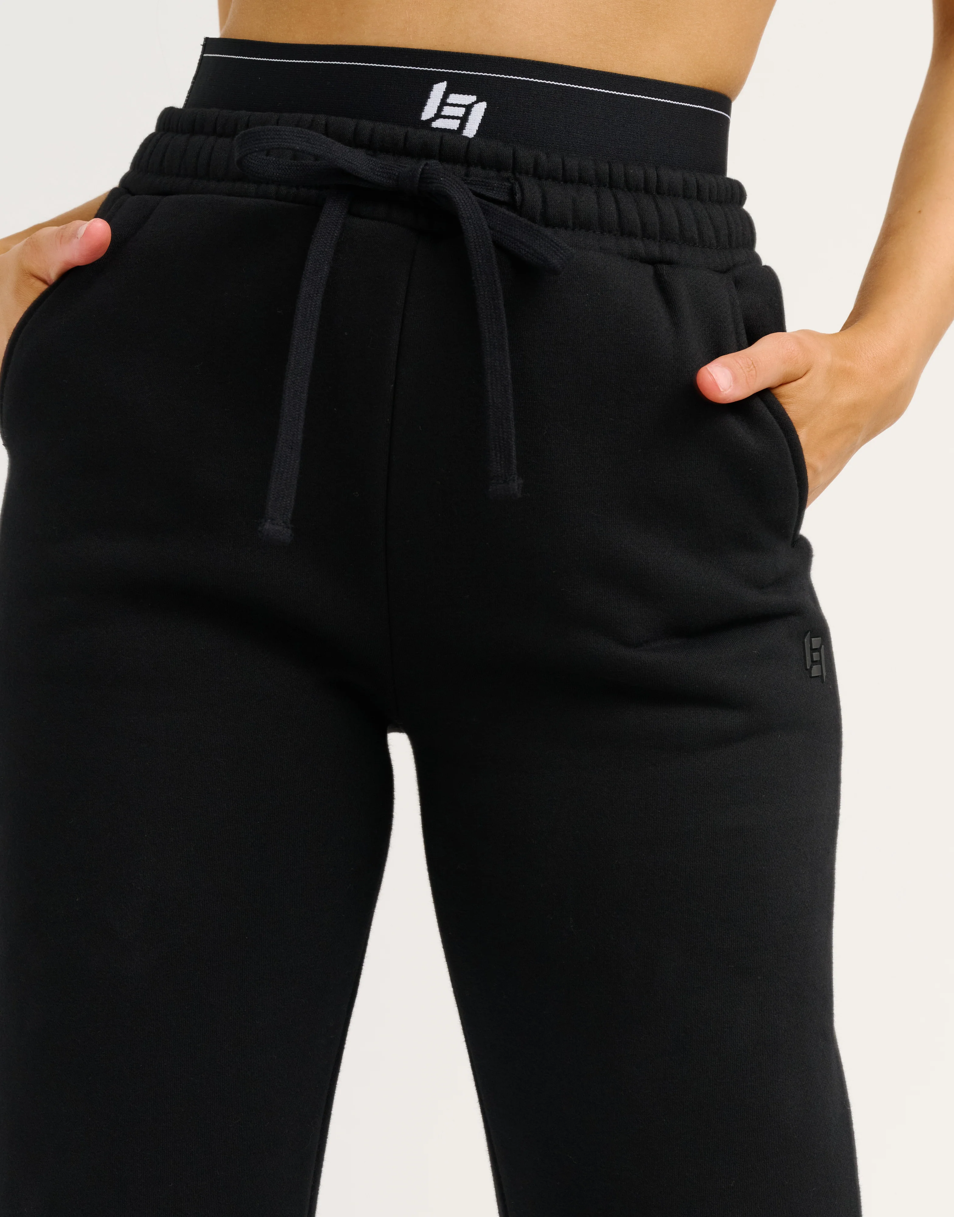 Elemental Layered Jogger Sweatpants - Black - Image 5
