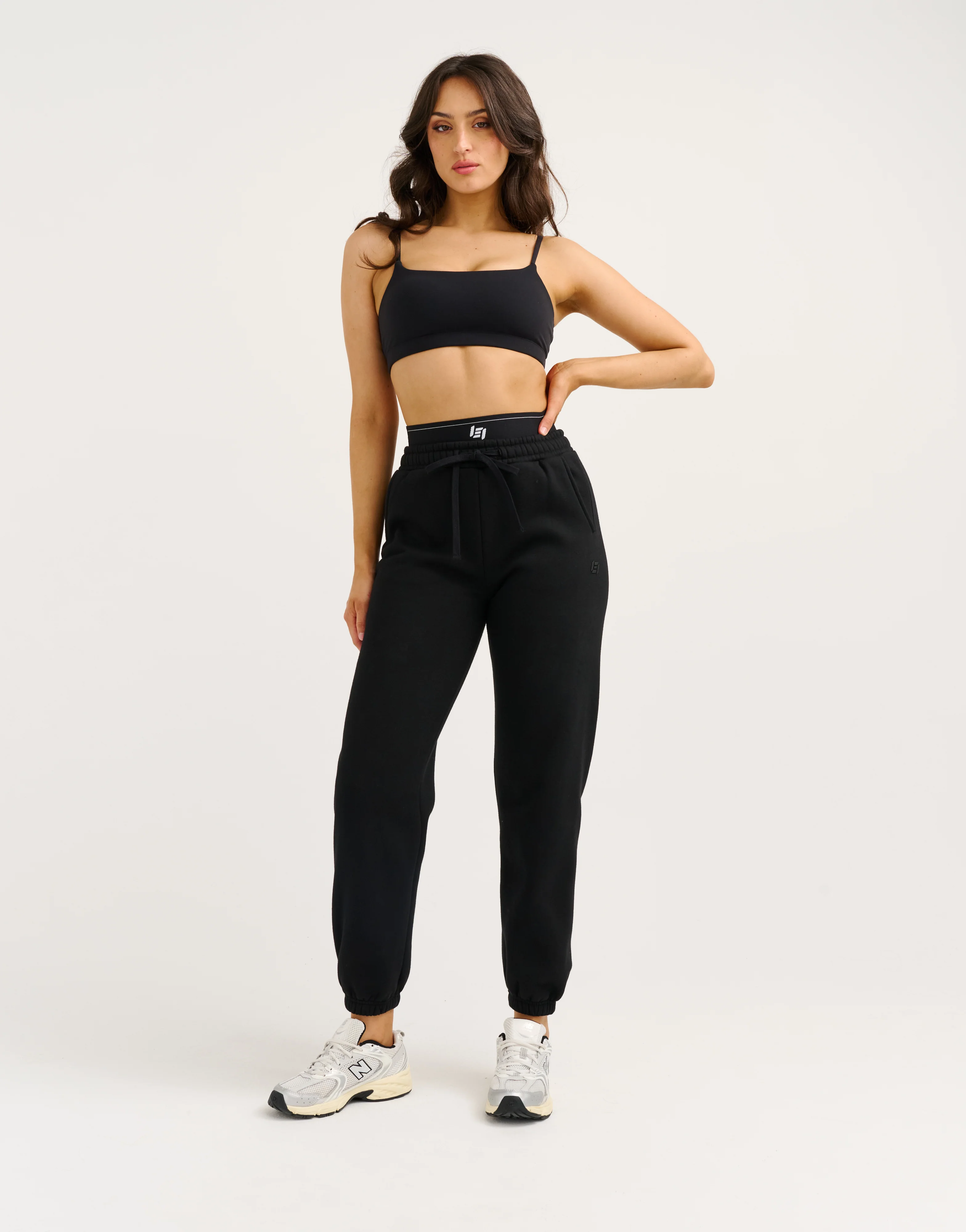 Elemental Layered Jogger Sweatpants - Black - Image 6