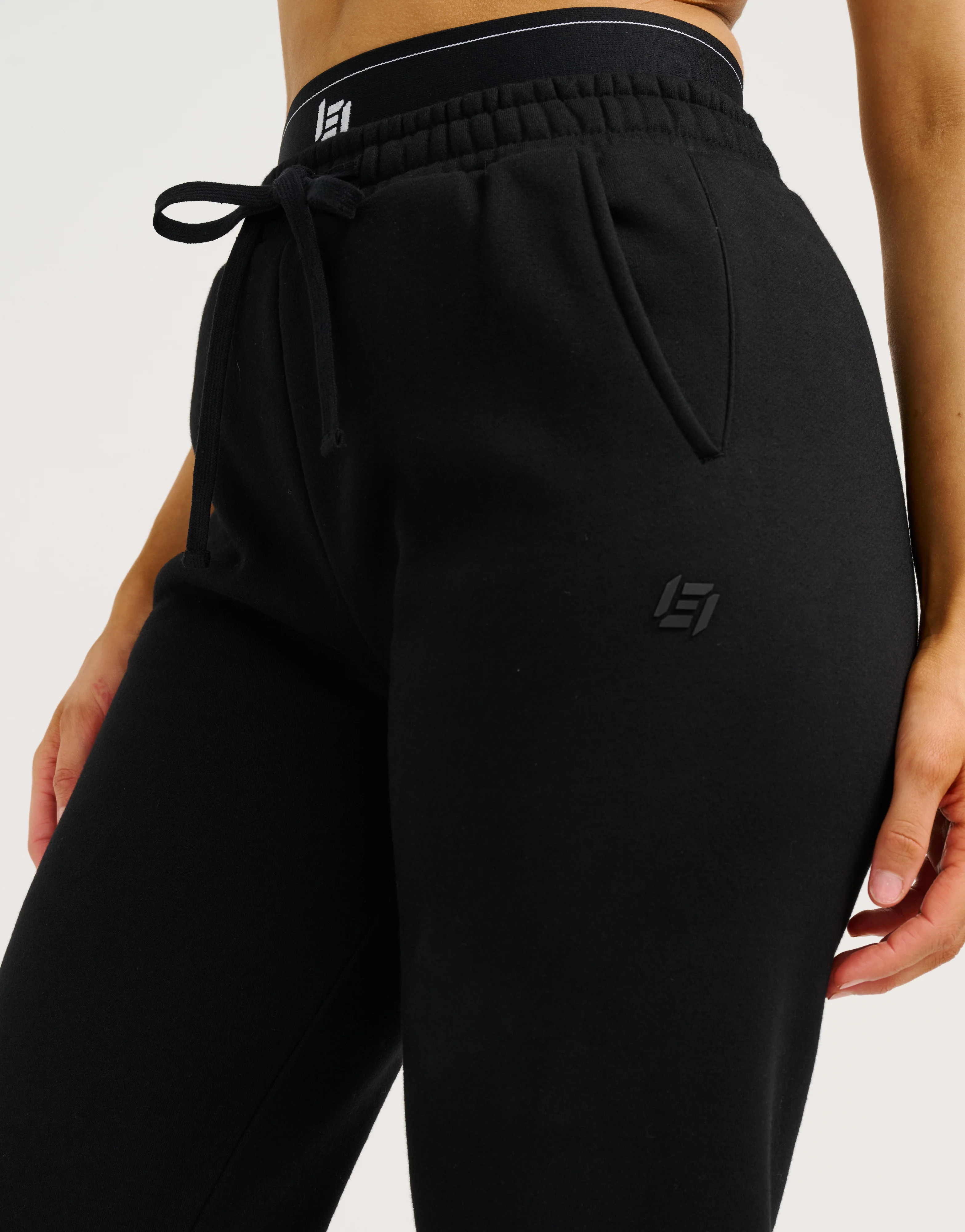 Elemental Layered Jogger Sweatpants - Black - Image 7
