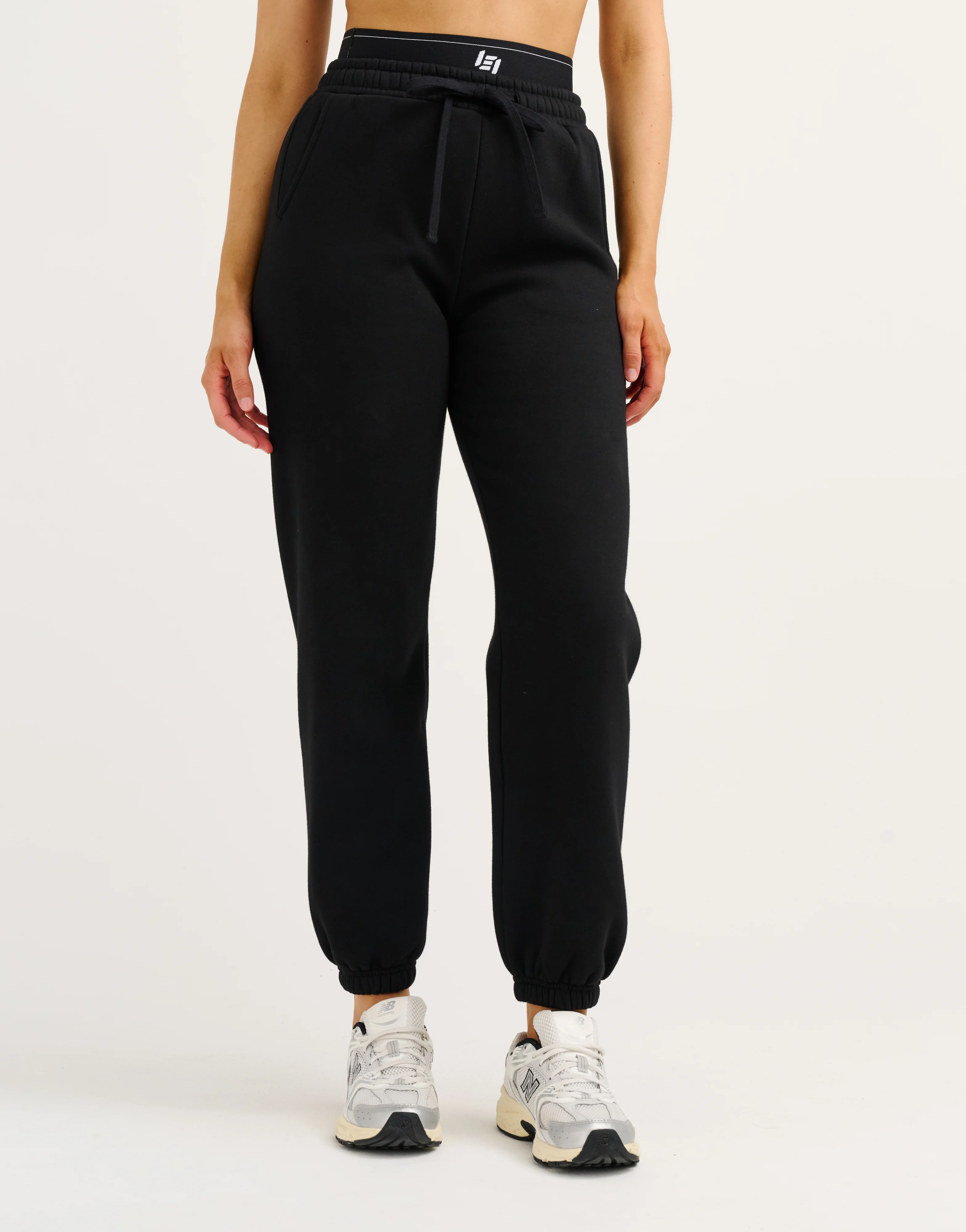 Elemental Layered Jogger Sweatpants - Black - Image 9