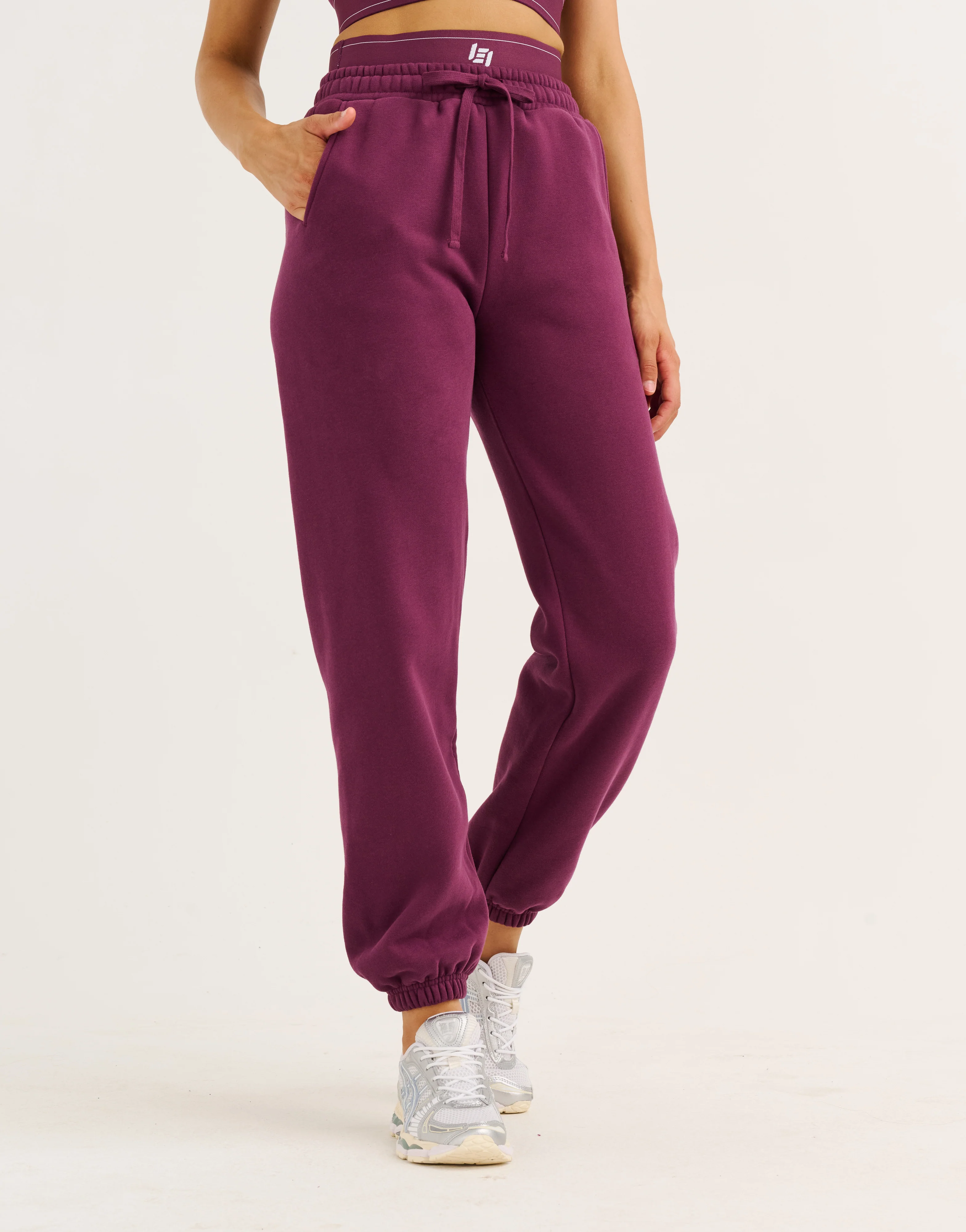 Elemental Layered Jogger Sweatpants - Blackberry - Image 6