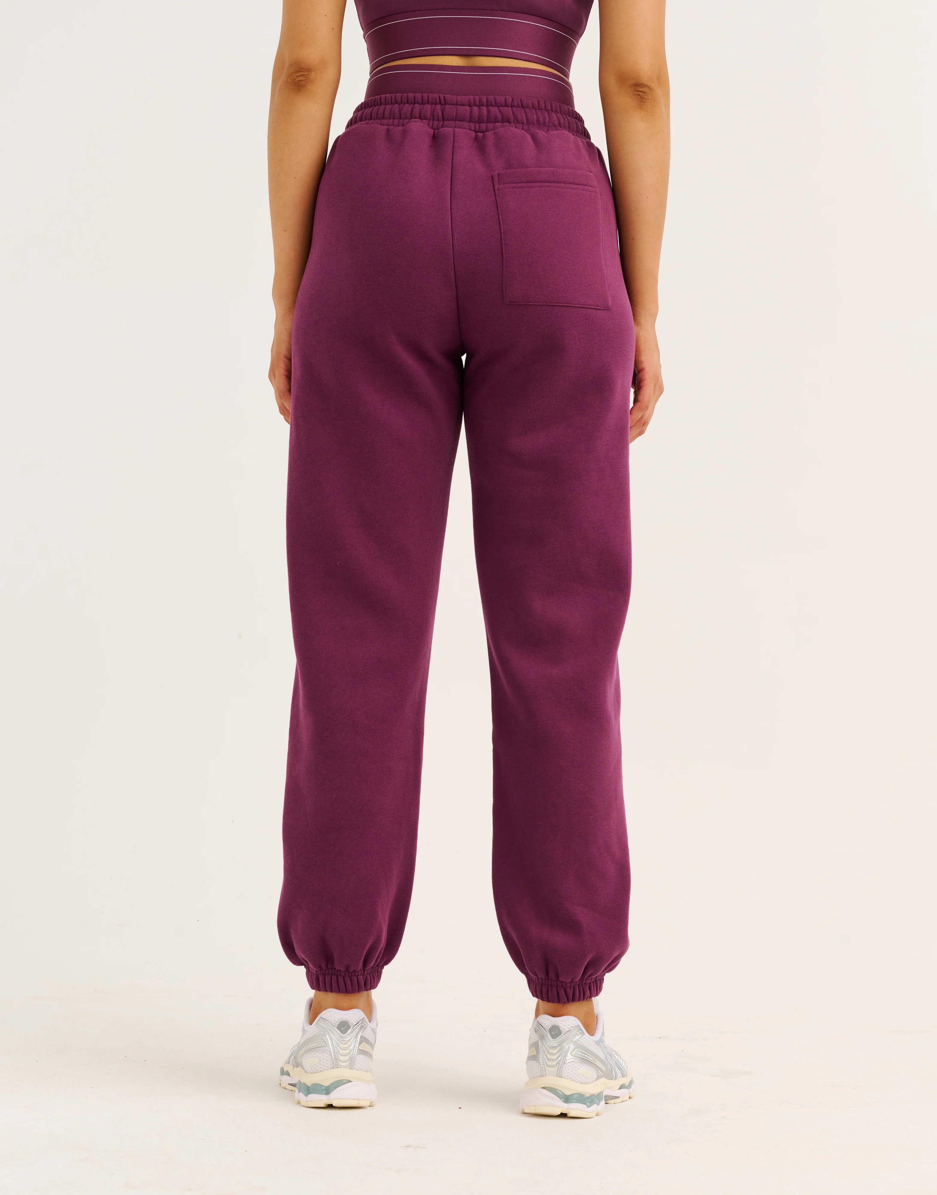 Elemental Layered Jogger Sweatpants - Blackberry - Image 7