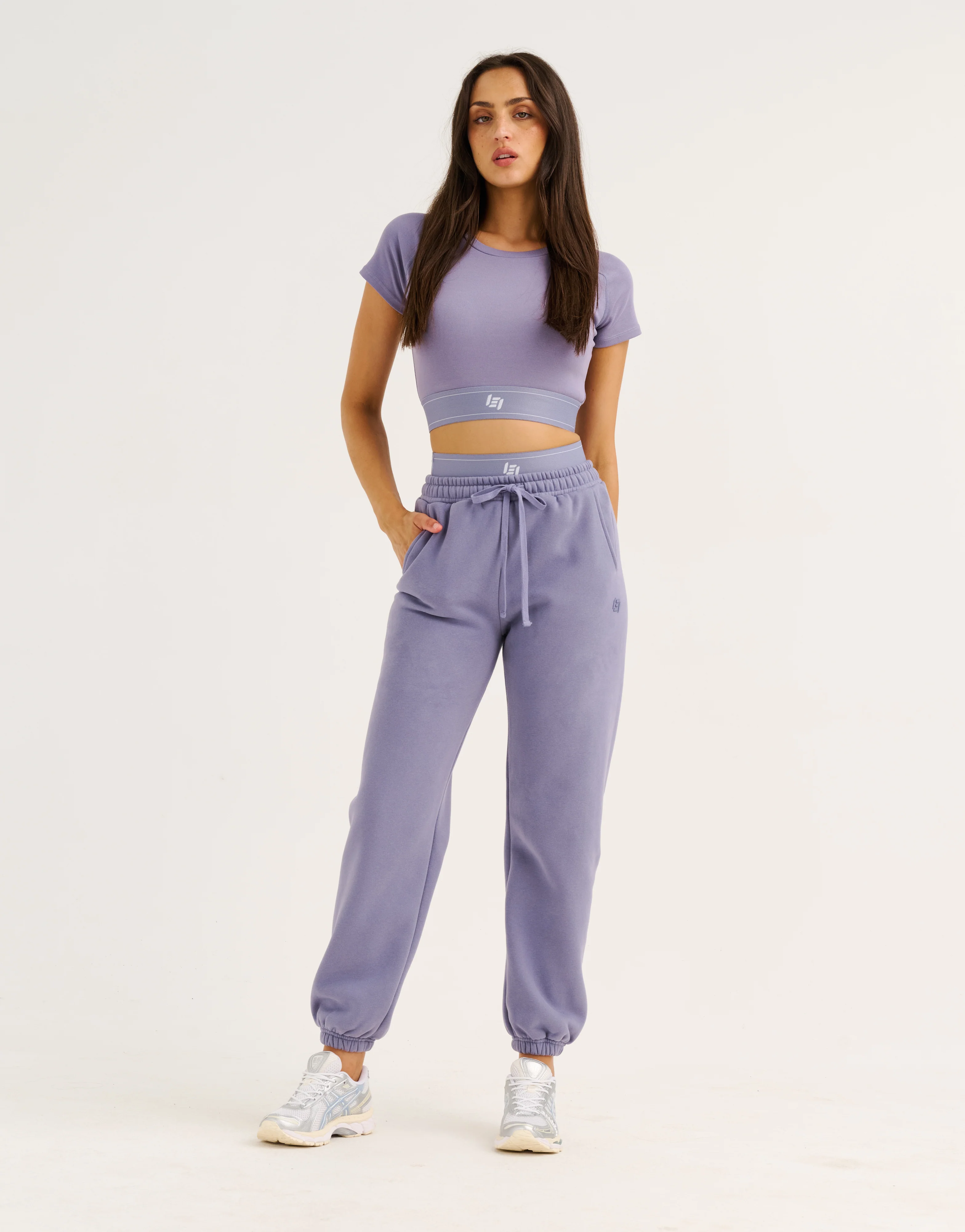 Elemental Layered Jogger Sweatpants - Washed Blue - Image 2