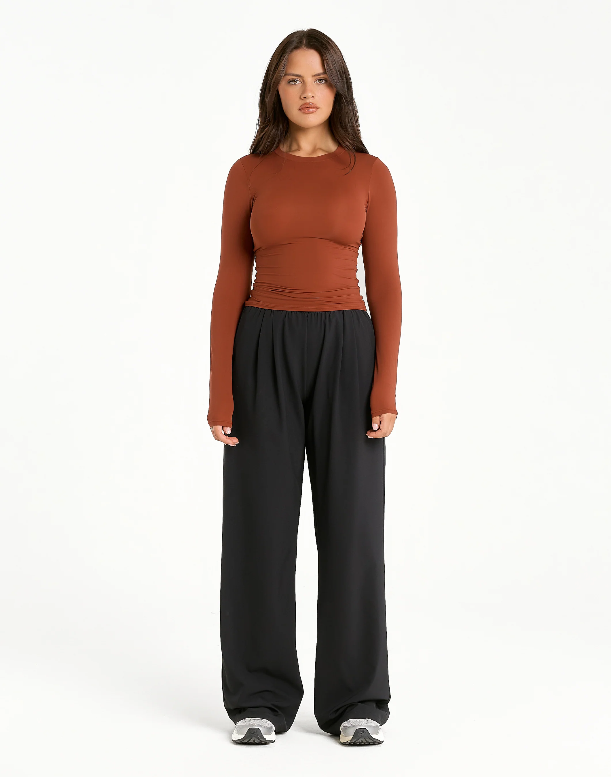 Elemental Long Sleeve T-Shirt - Brown - Image 6