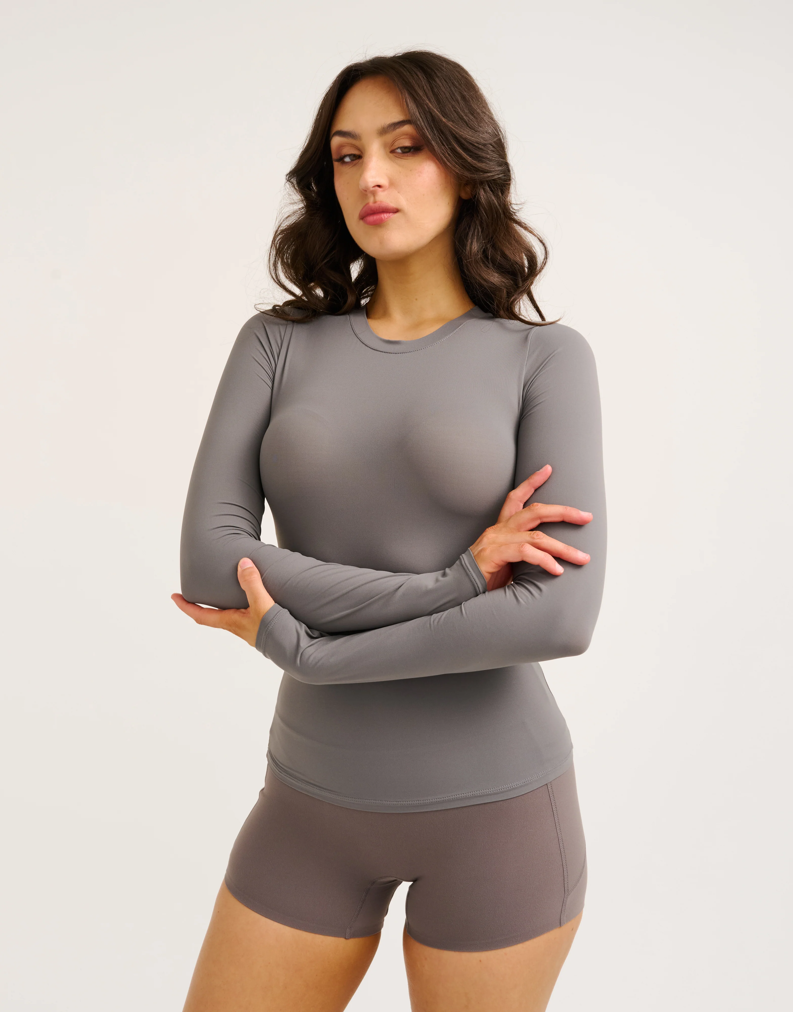Elemental Long Sleeve T-Shirt - Slate - Image 4