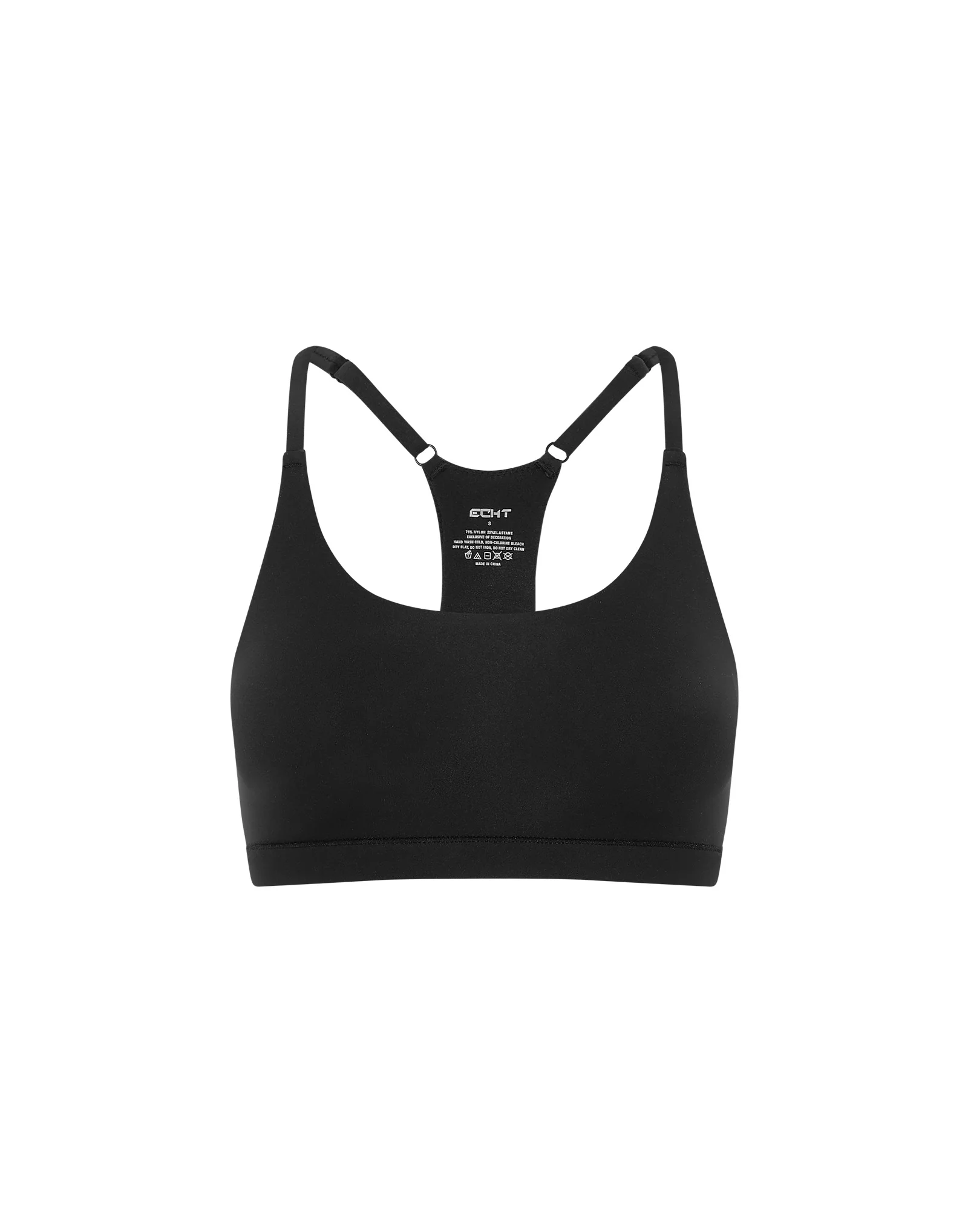 Elemental Raceback Scoop Bralette - Black - Image 3