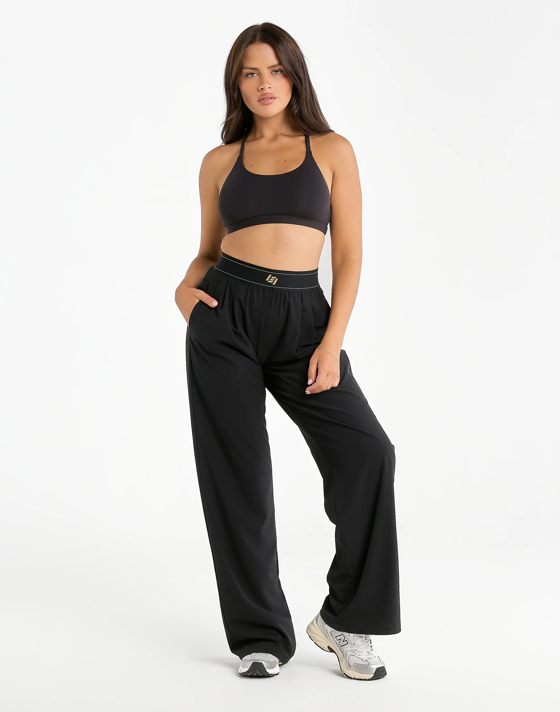 Elemental Raceback Scoop Bralette - Black - Image 5