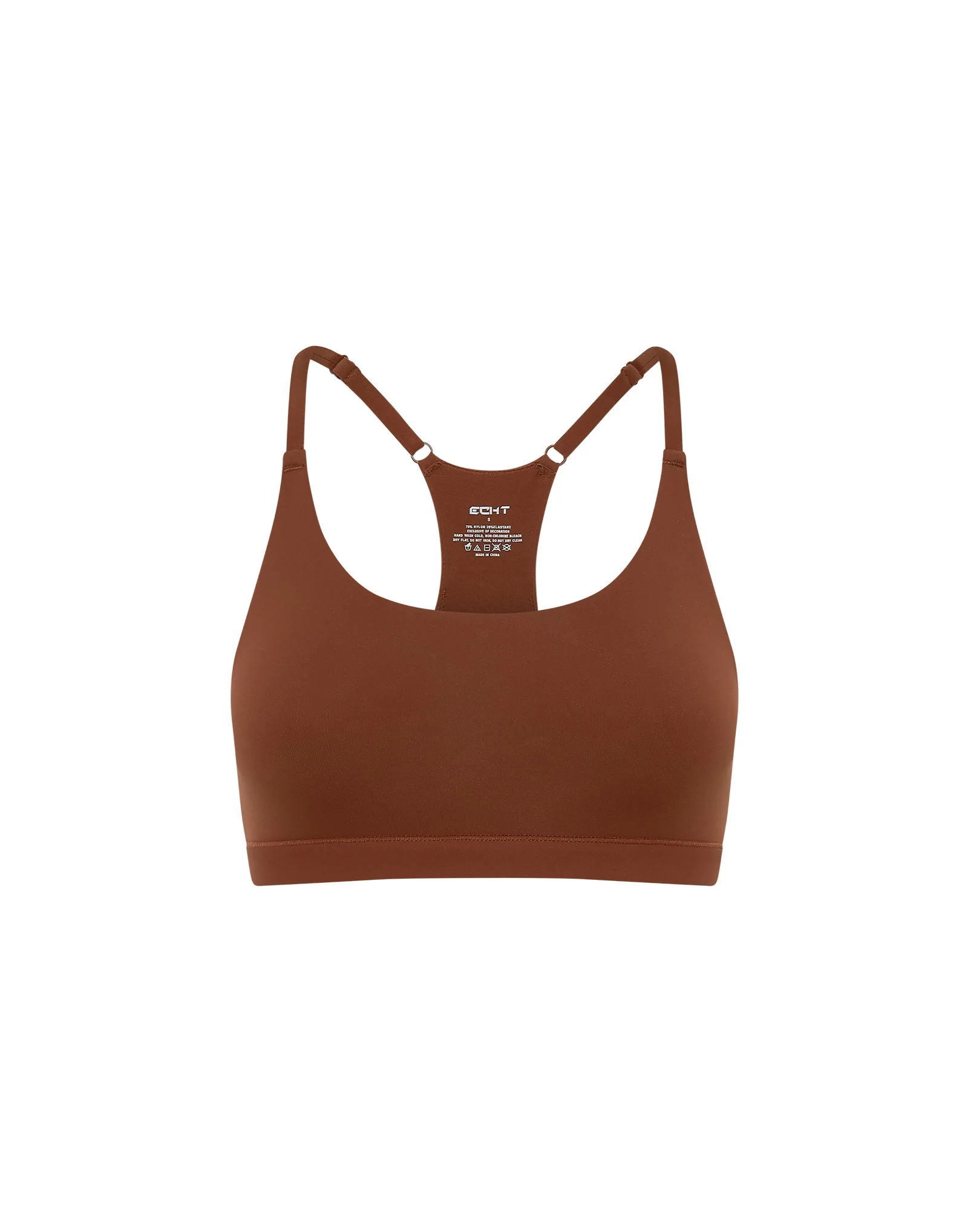 Elemental Raceback Scoop Bralette - Brown - Image 2
