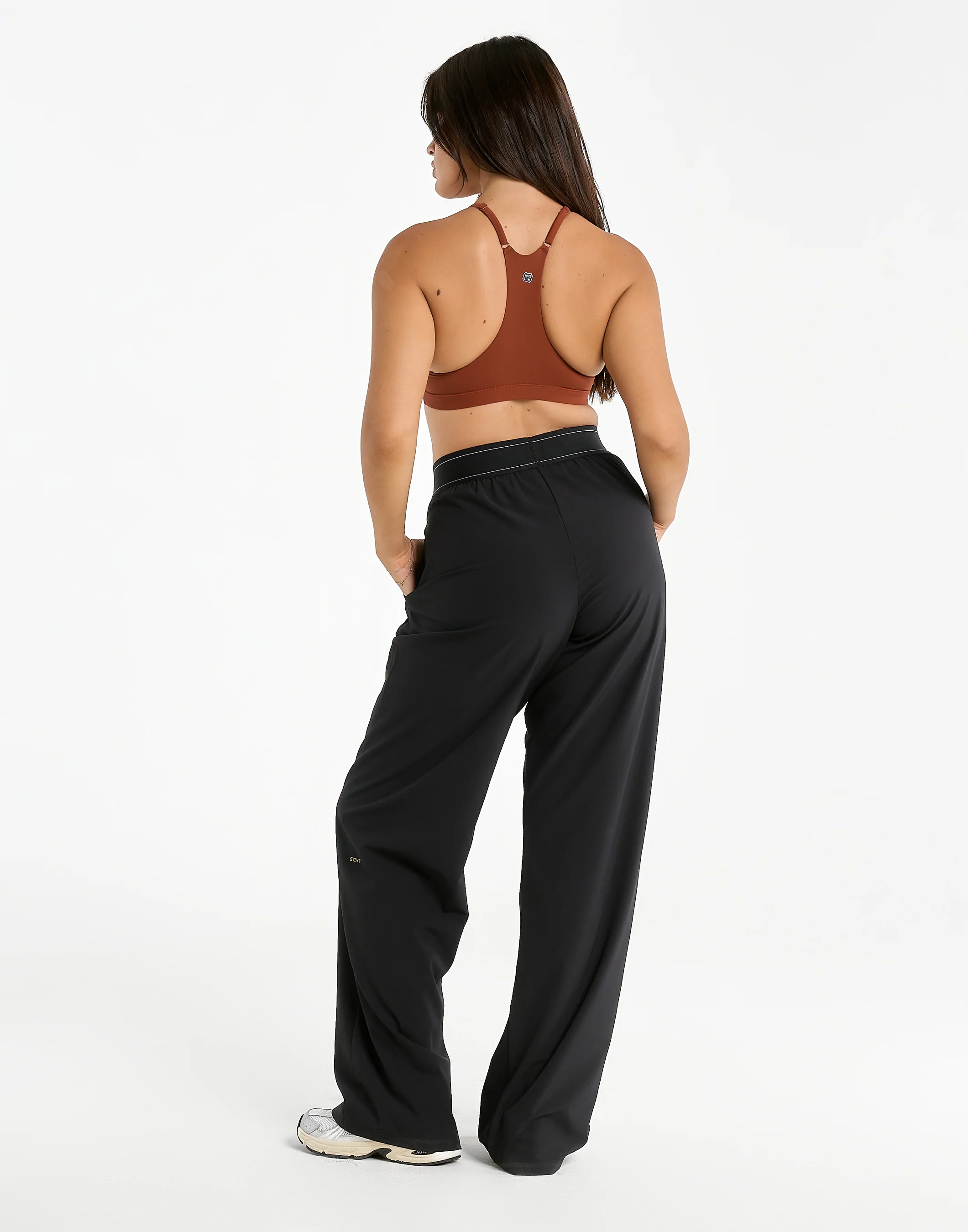 Elemental Raceback Scoop Bralette - Brown - Image 3